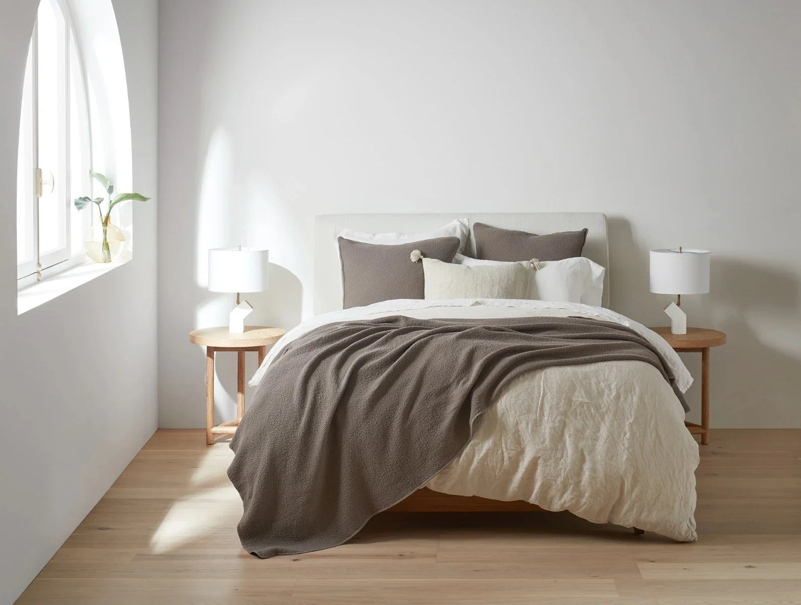 Cascade Organic Matelasse Blanket