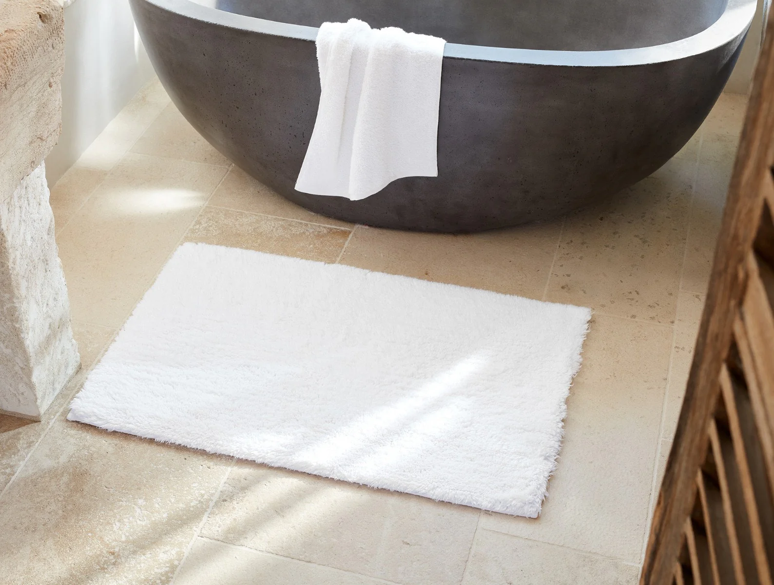 Shag Organic Bath Rug