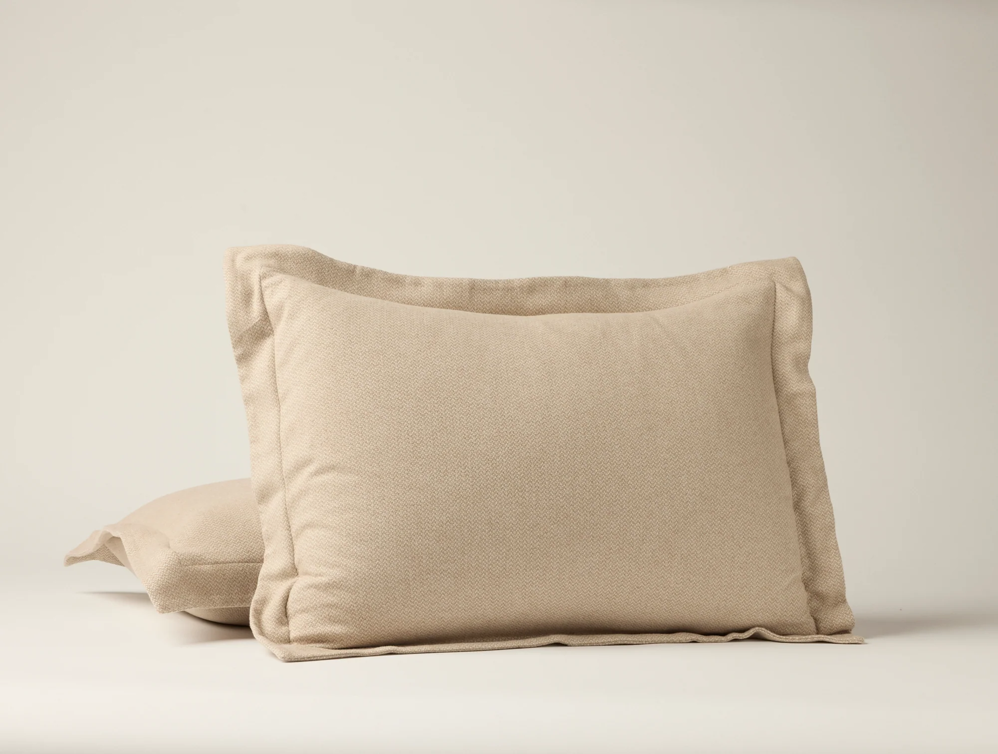 Cloud Brushed™ Organic Flannel Heather Texture Sham