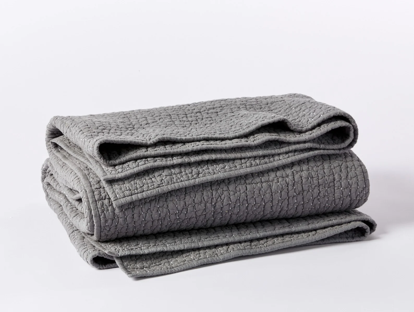 Pebbled Handstitched Organic Quilt