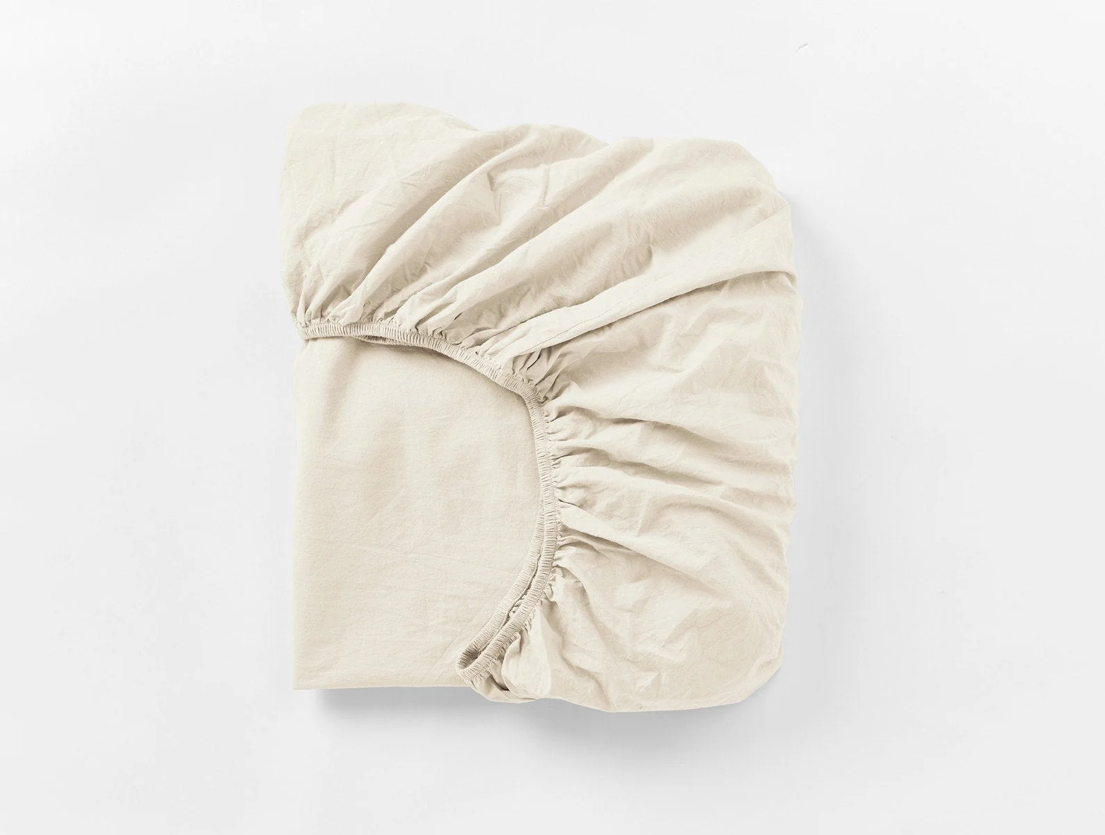 Organic Crinkled Percale™ Fitted Sheet