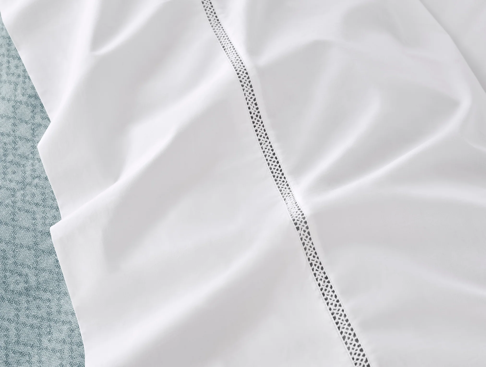 Lattice Organic Percale Pillowcases