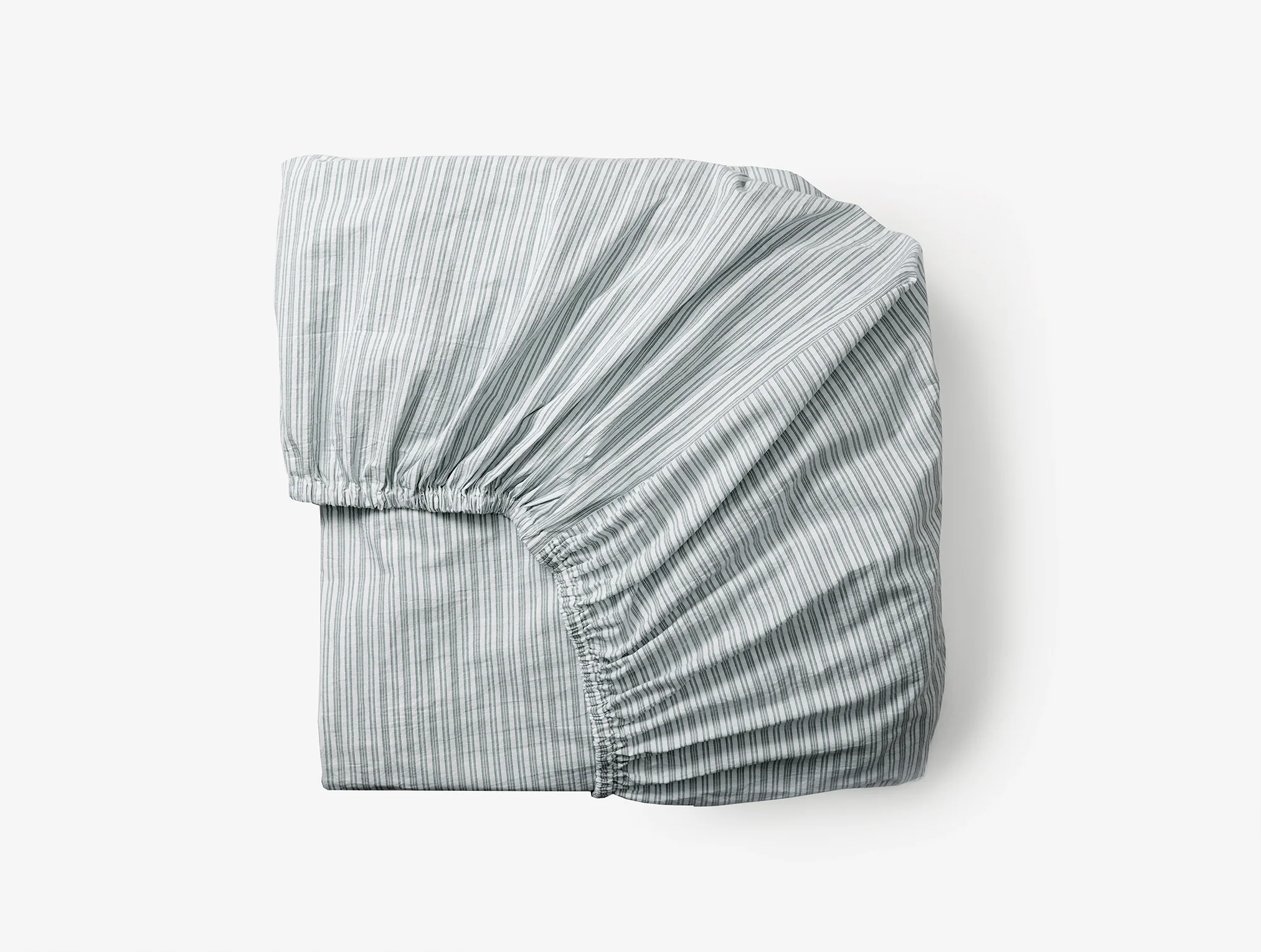 Organic Crinkled Percale™ Fitted Sheet