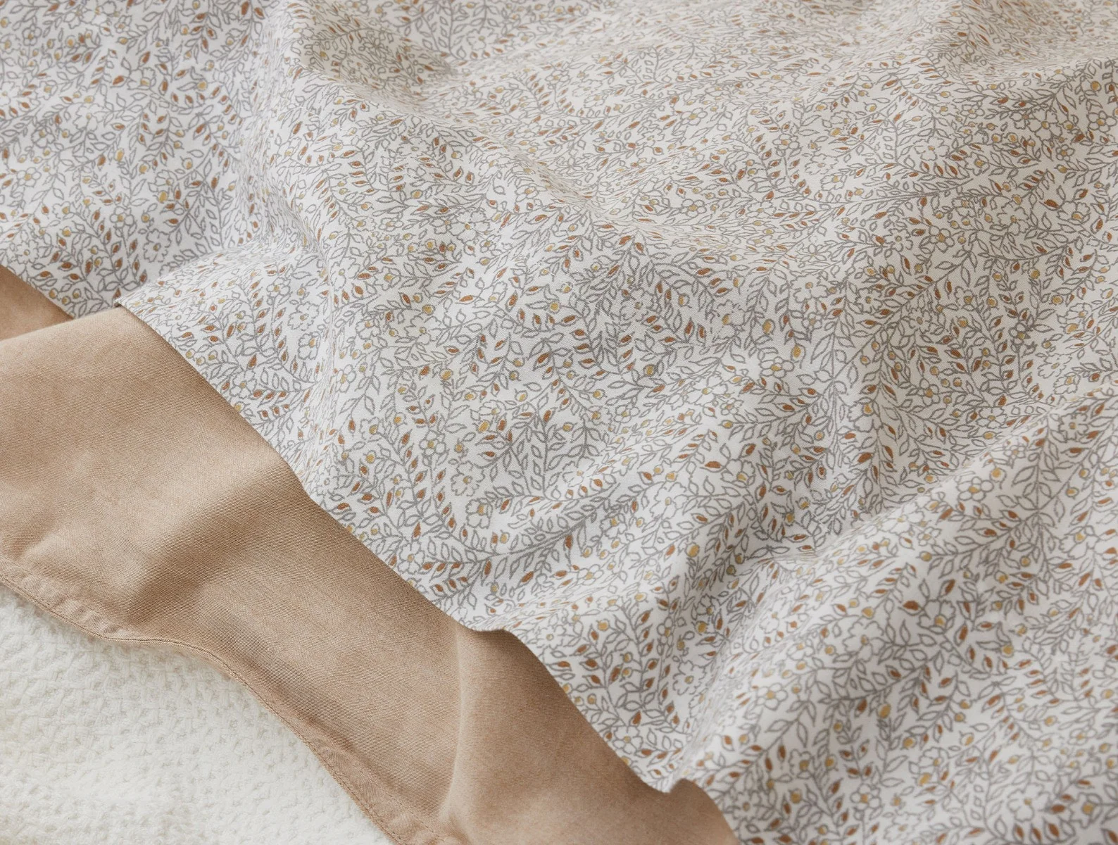 Organic Print Percale Sheet Set