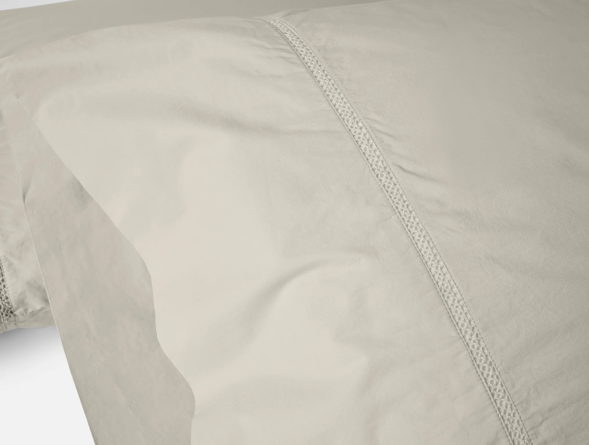 Lattice Organic Percale Pillowcases