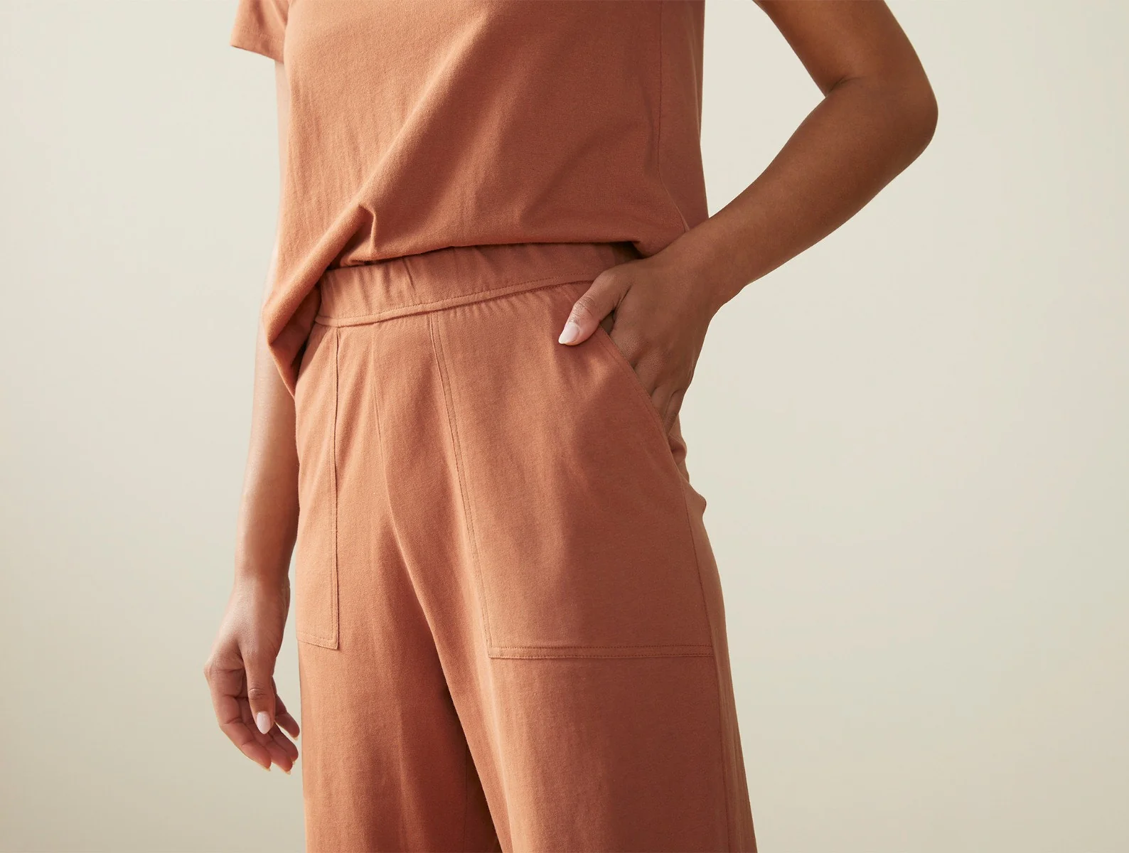 Women's Solstice Organic Wide Leg Crop Pants