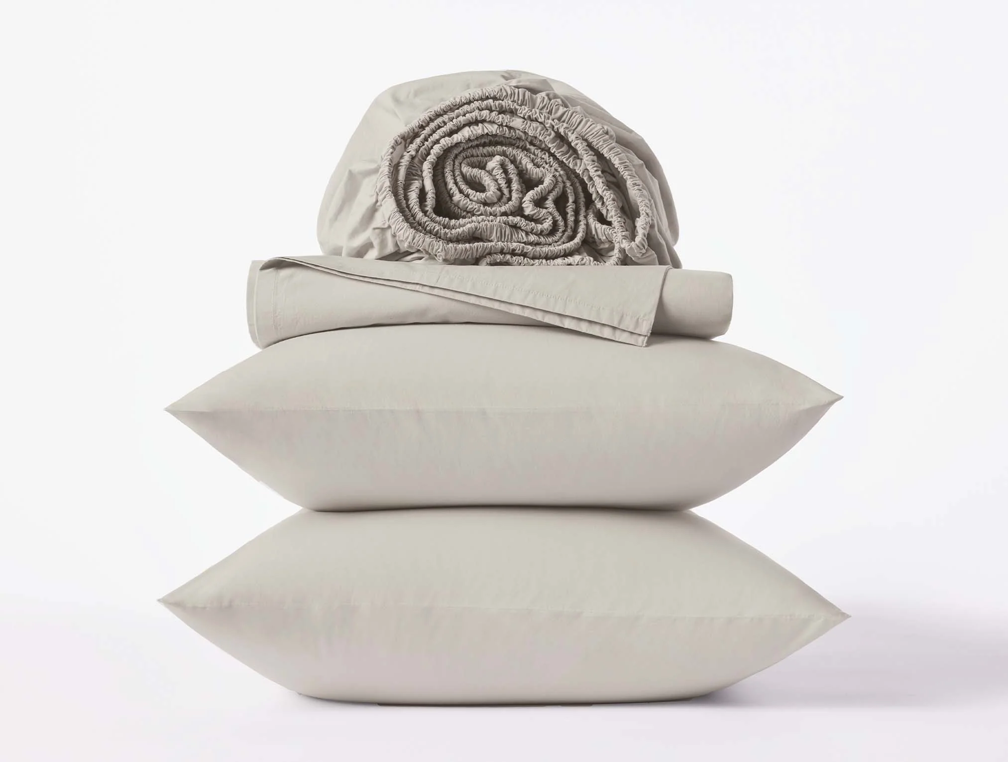 300 TC Organic Percale Sheet Set in Twin XL