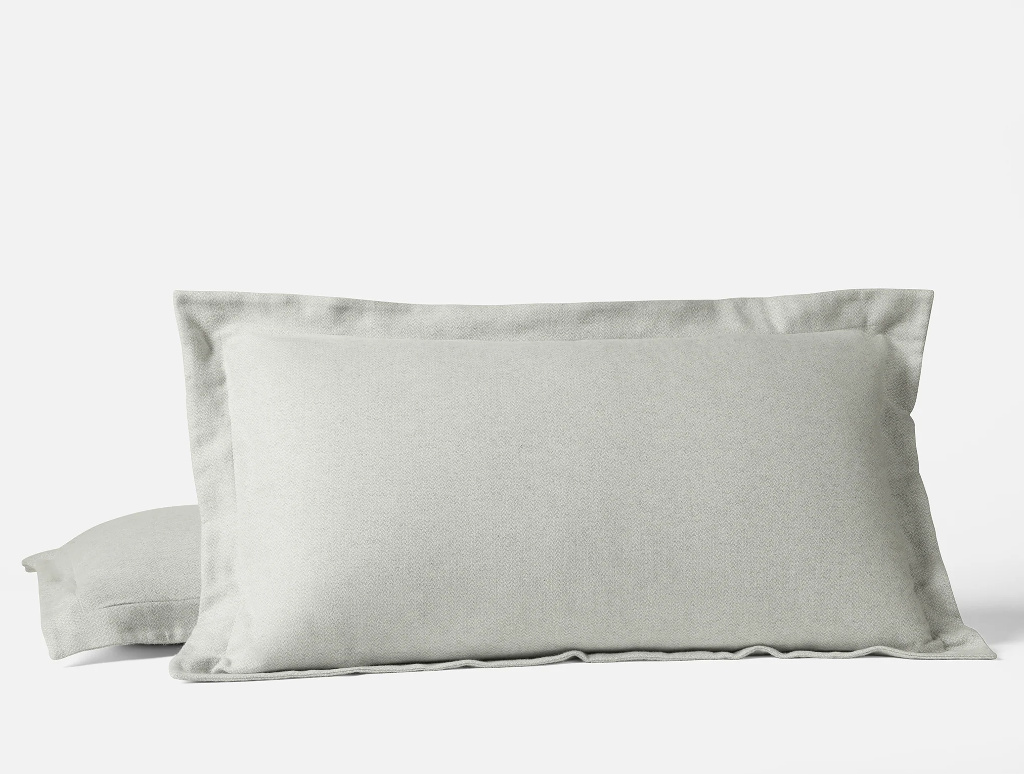 Cloud Brushed™ Organic Flannel Heather Texture Sham