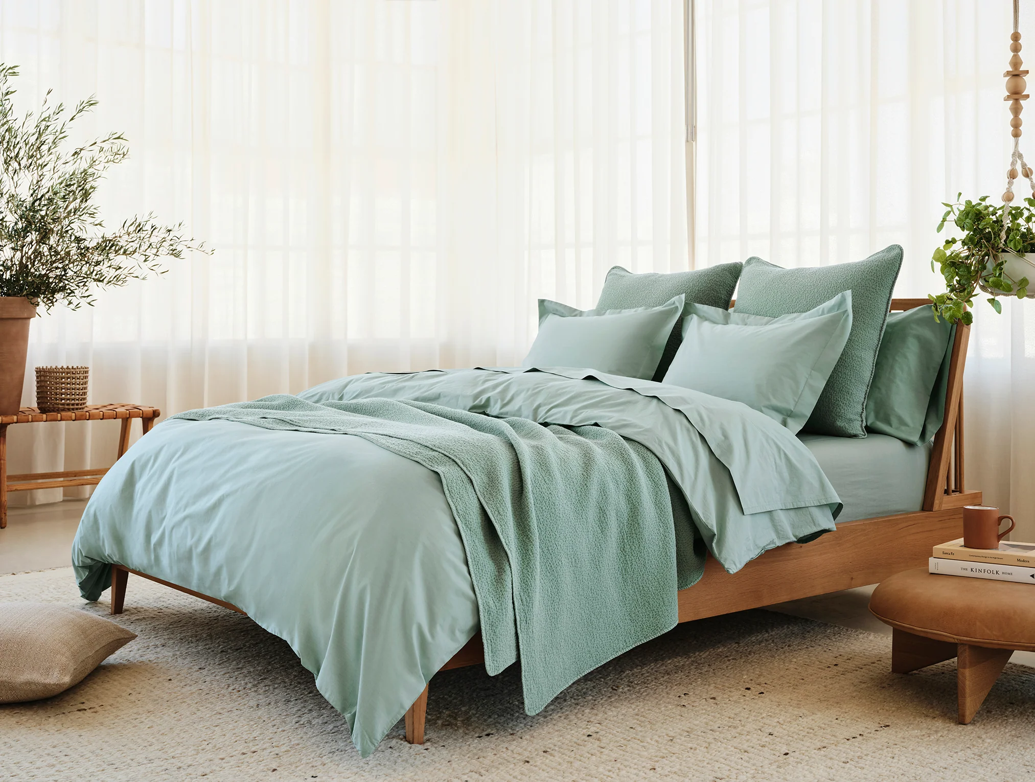 Refined Organic Percale Duvet Cover