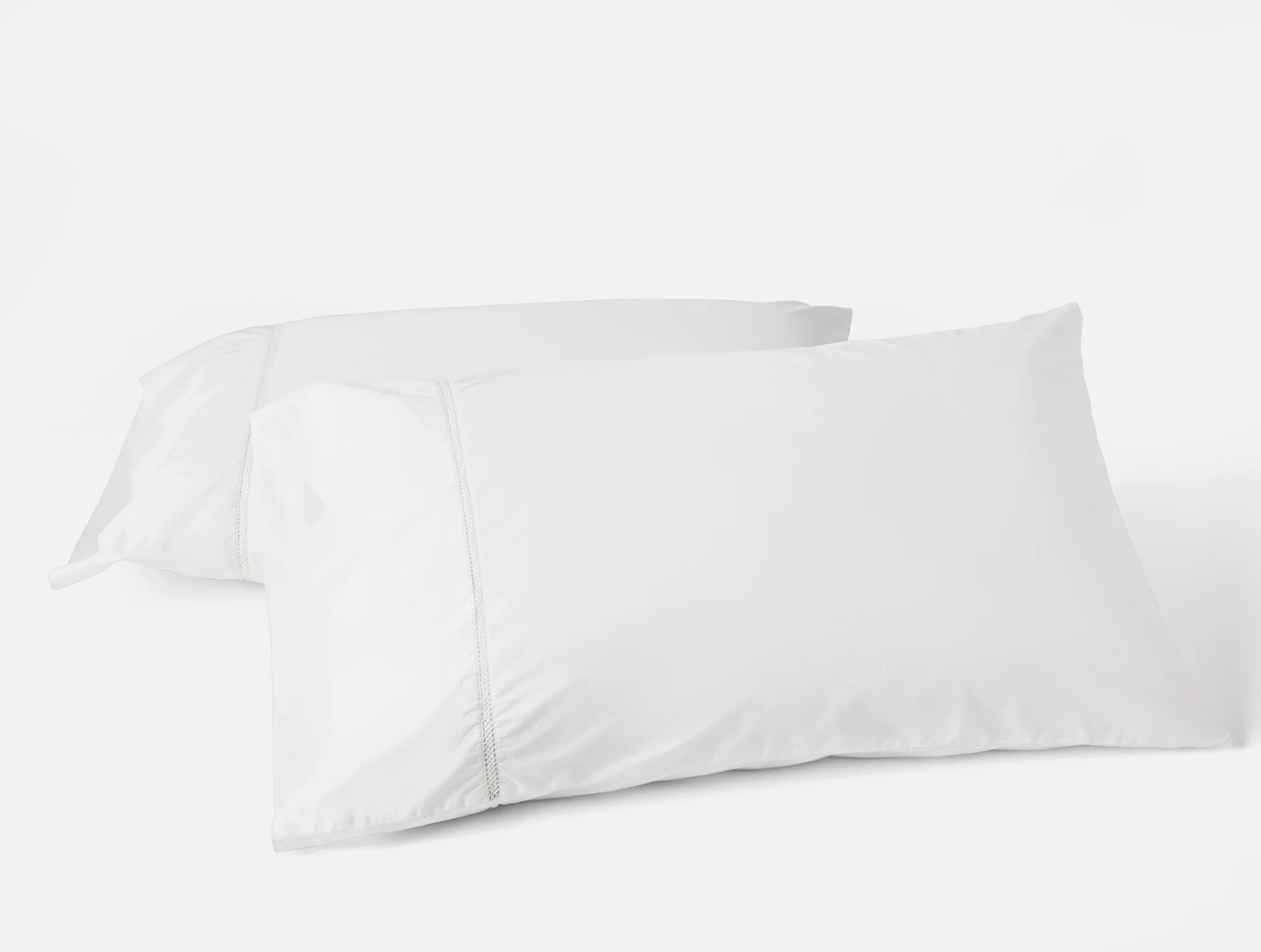Lattice Organic Percale Pillowcases