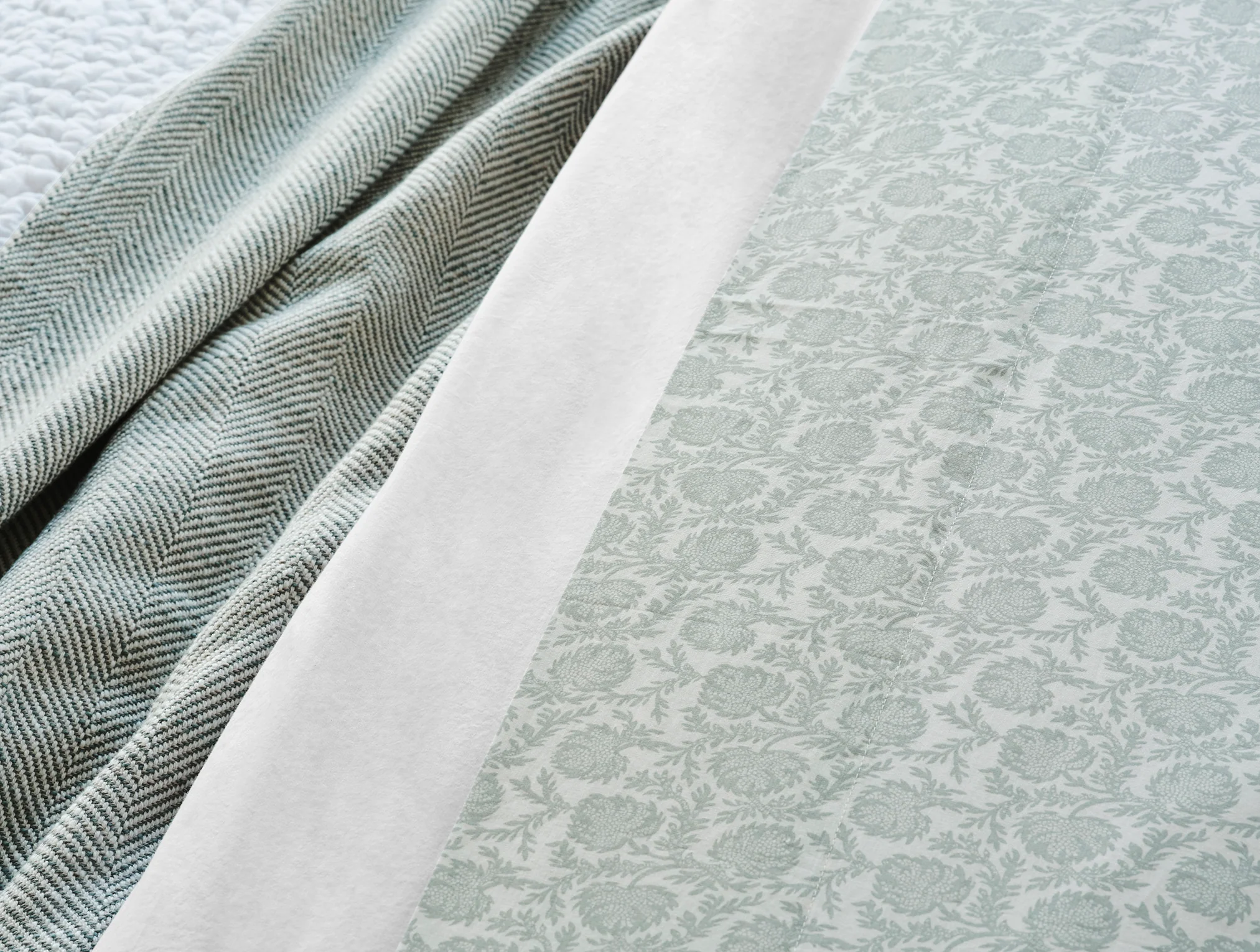 Organic Print Percale Sheet Set