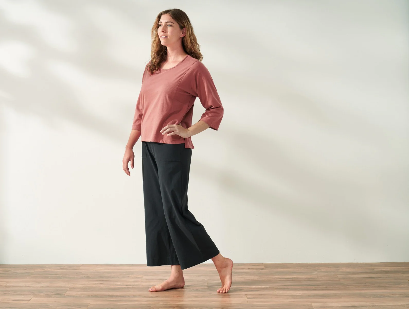 Women's Solstice Organic Wide Leg Crop Pants