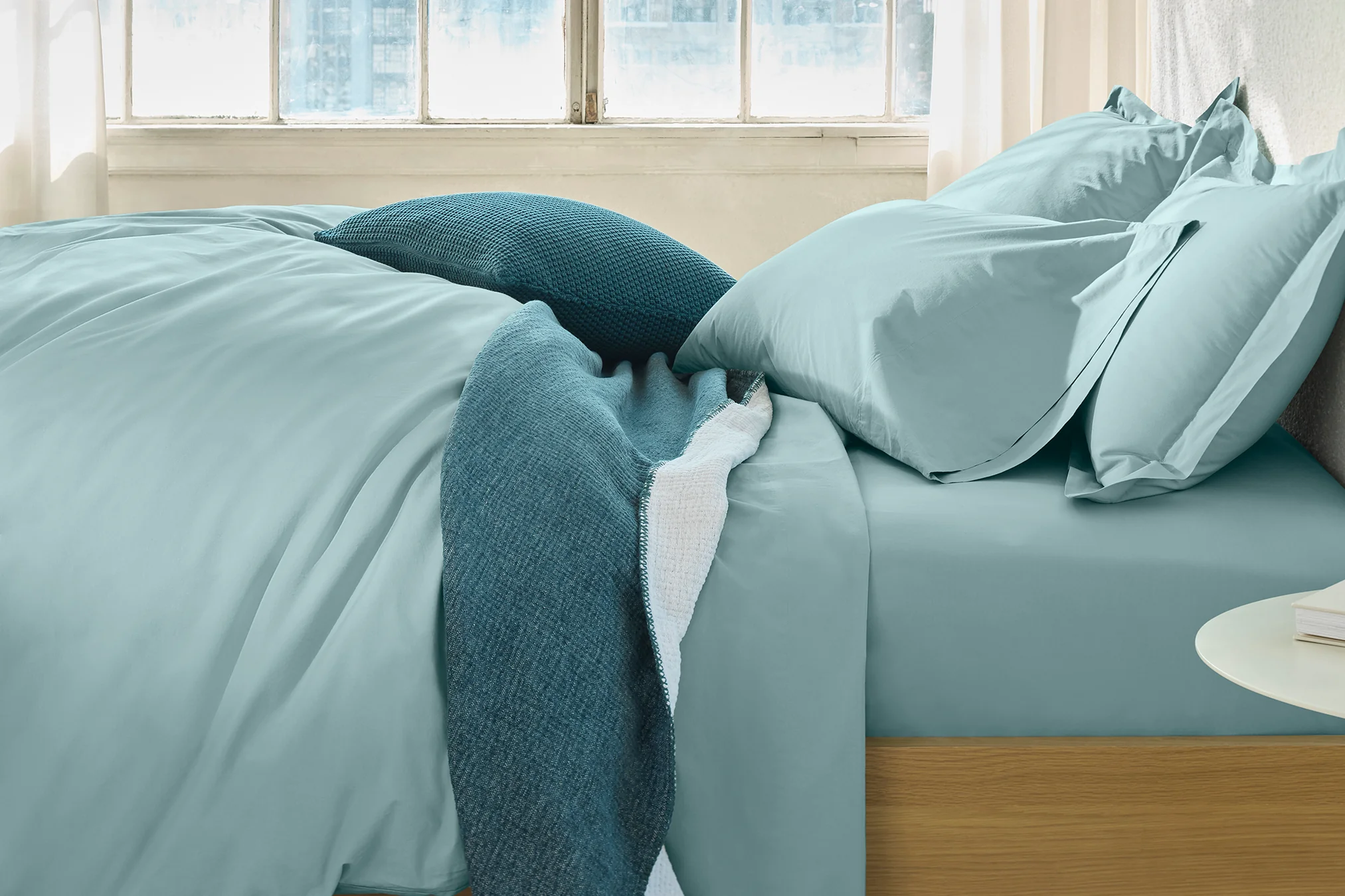 Refined Organic Percale Fitted Sheet