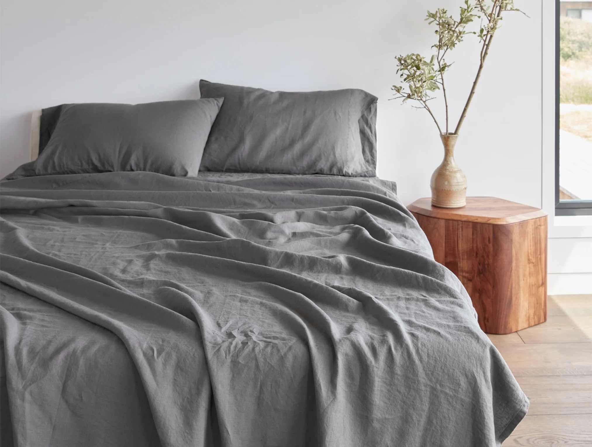 Organic Relaxed Linen Pillowcases