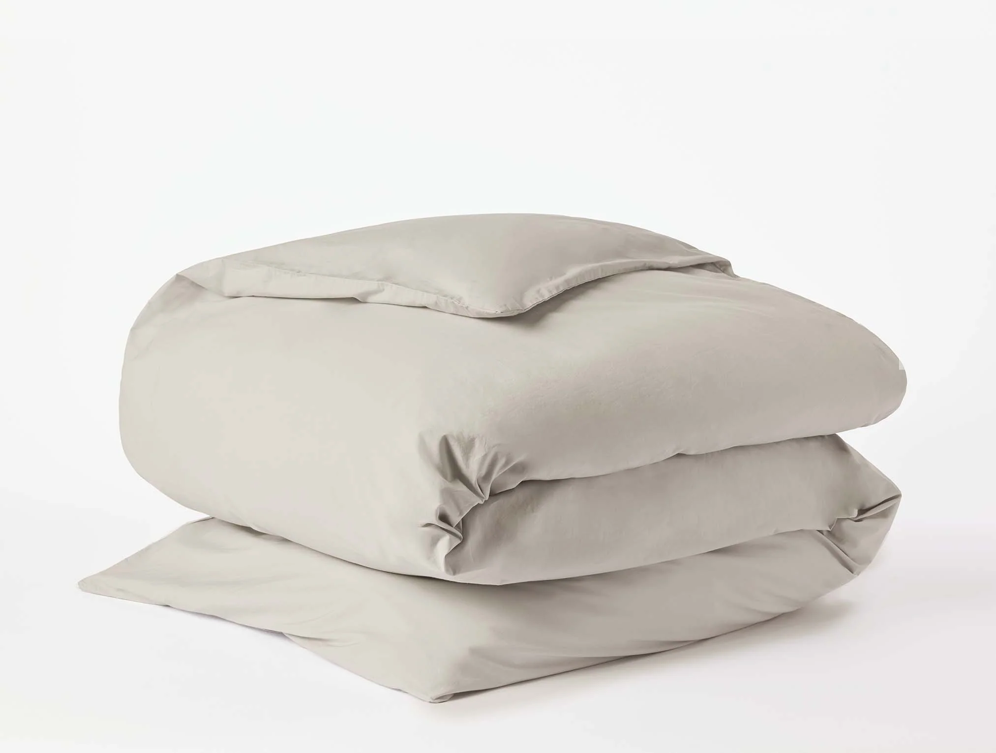 Refined Organic Percale Duvet Cover
