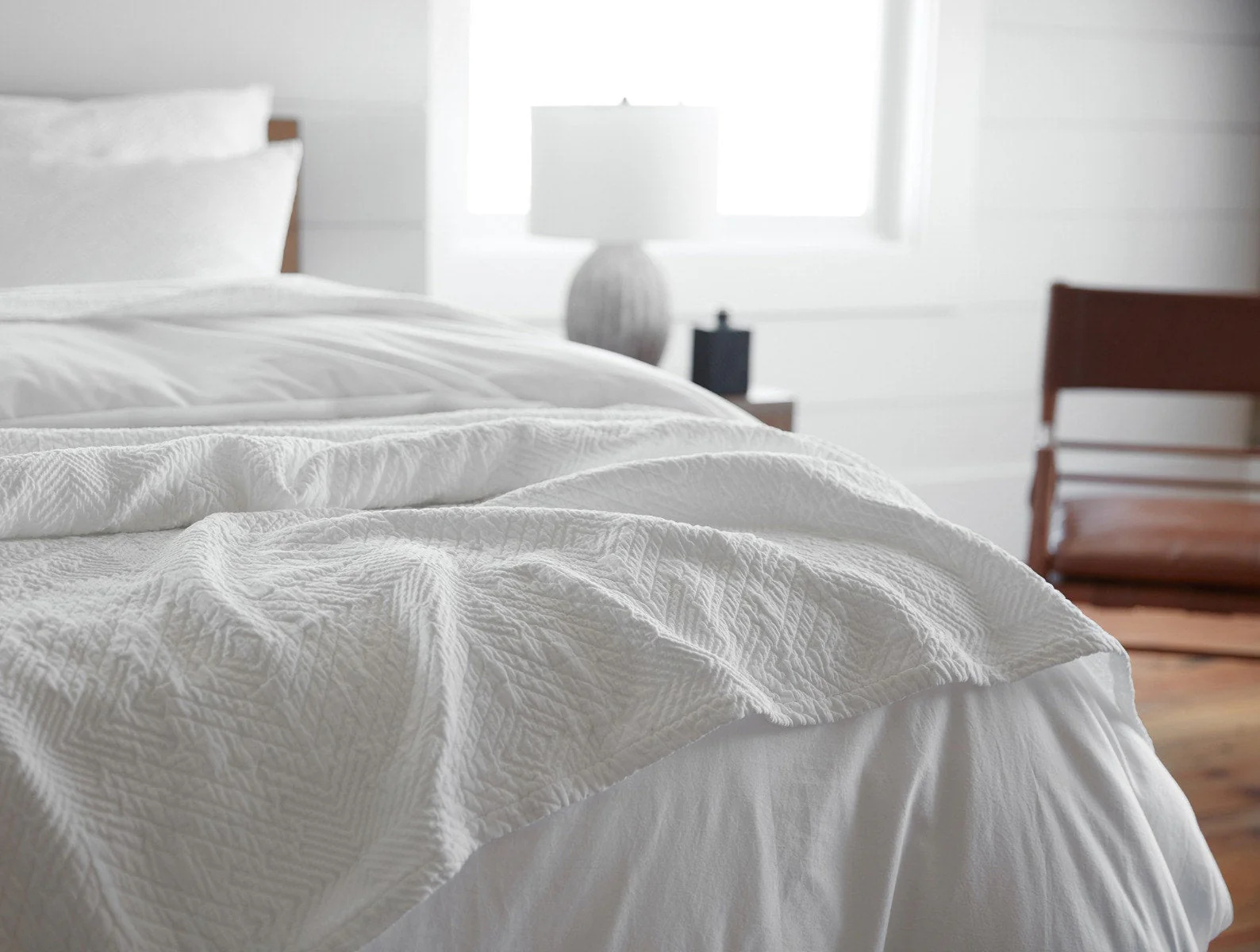 Avila Organic Matelasse Blanket