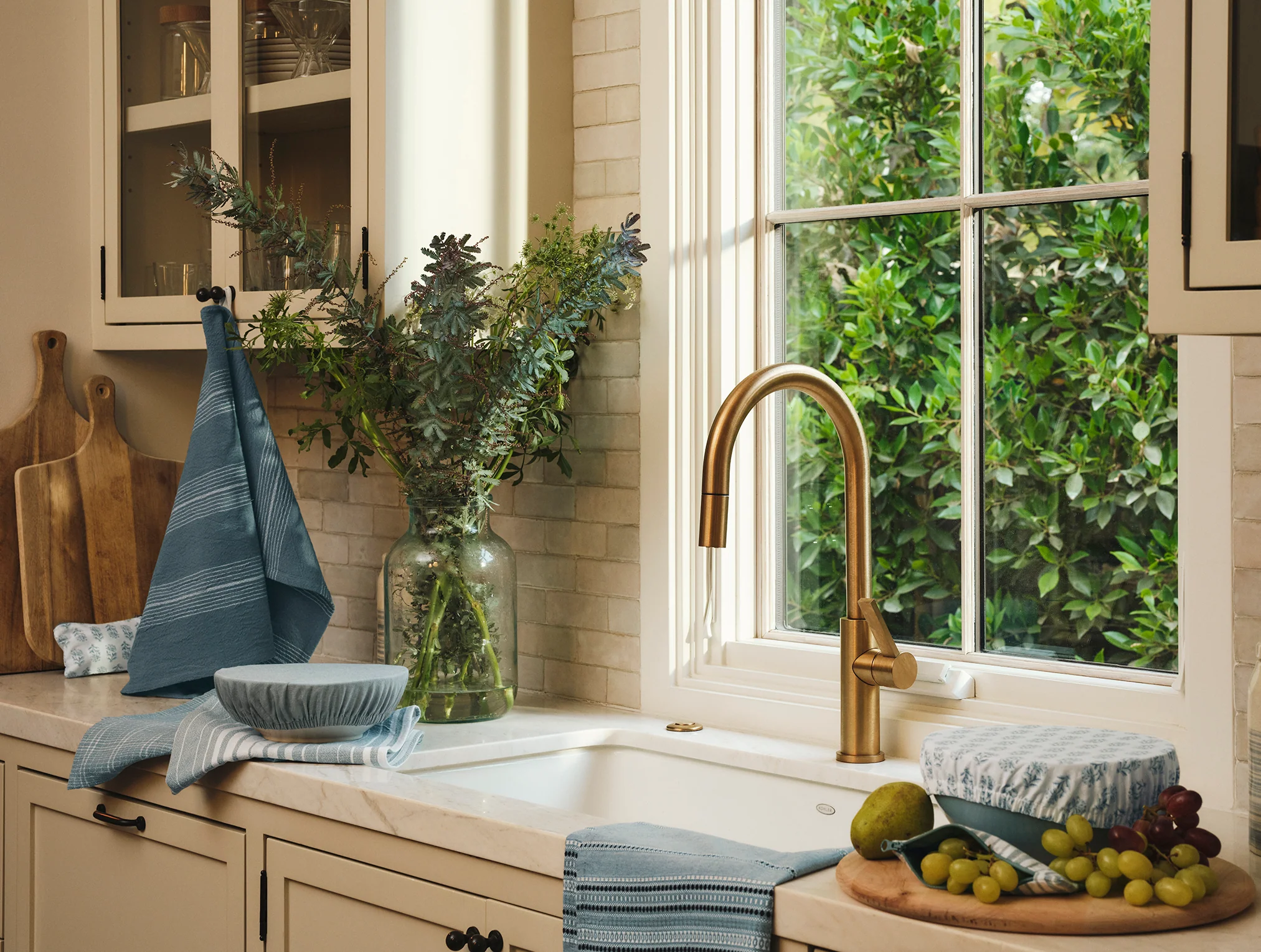 Fillmore Organic Kitchen Towels, Set of 4