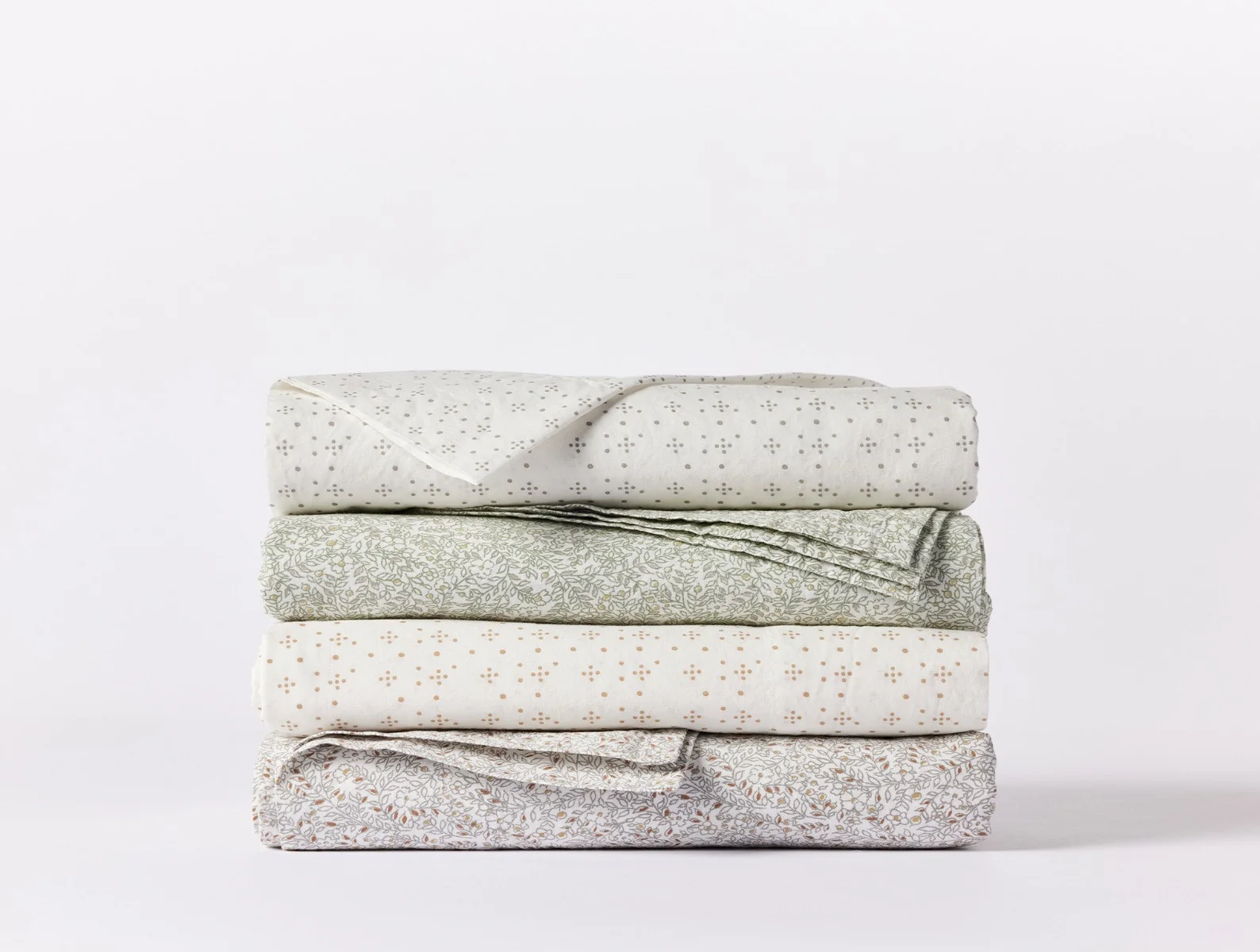 Organic Print Percale Sheet Set