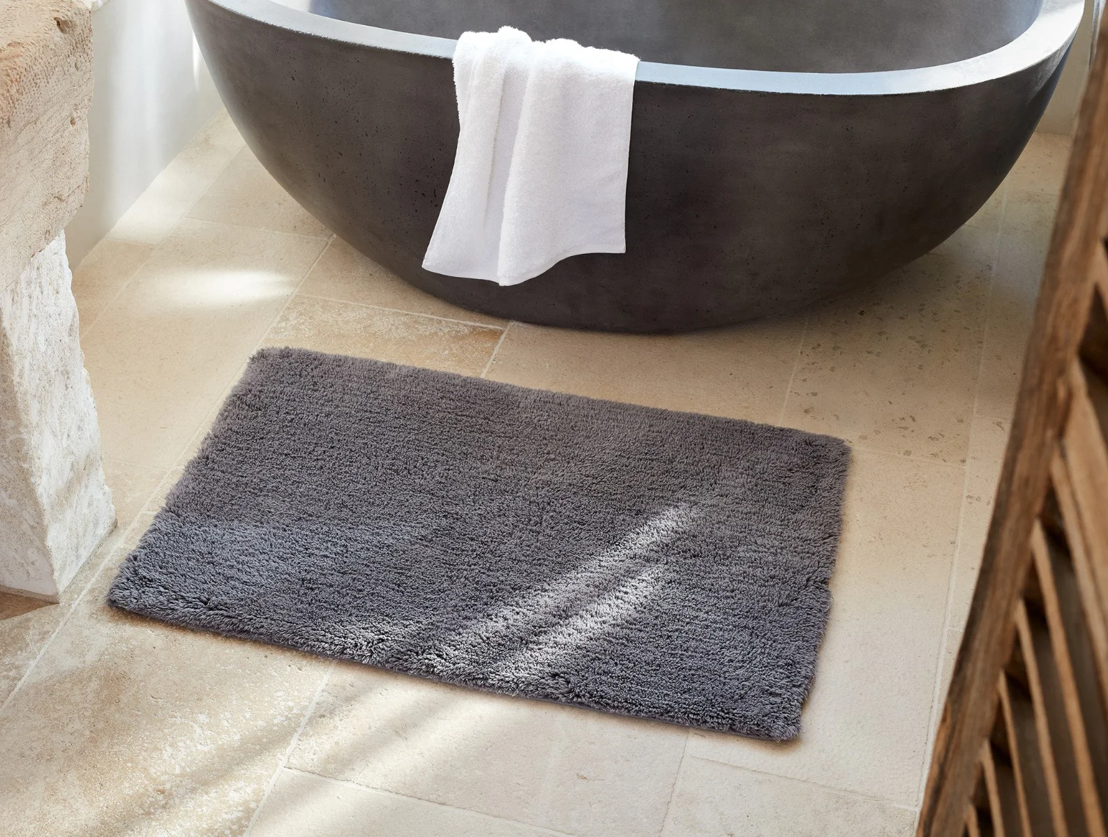 Shag Organic Bath Rug