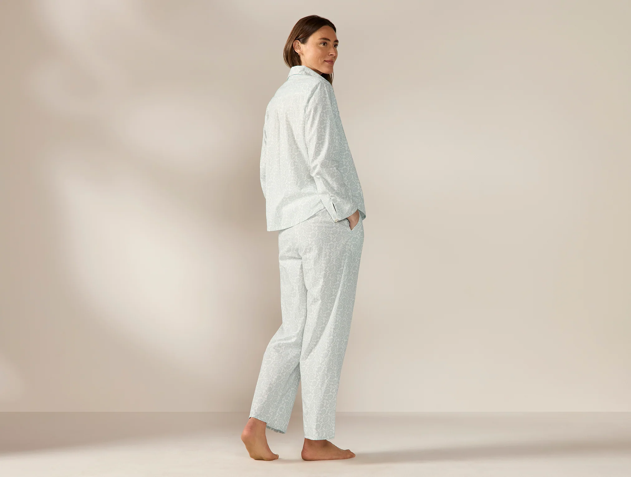 Women's Isla Organic Cotton Long Sleeve Pajama Set