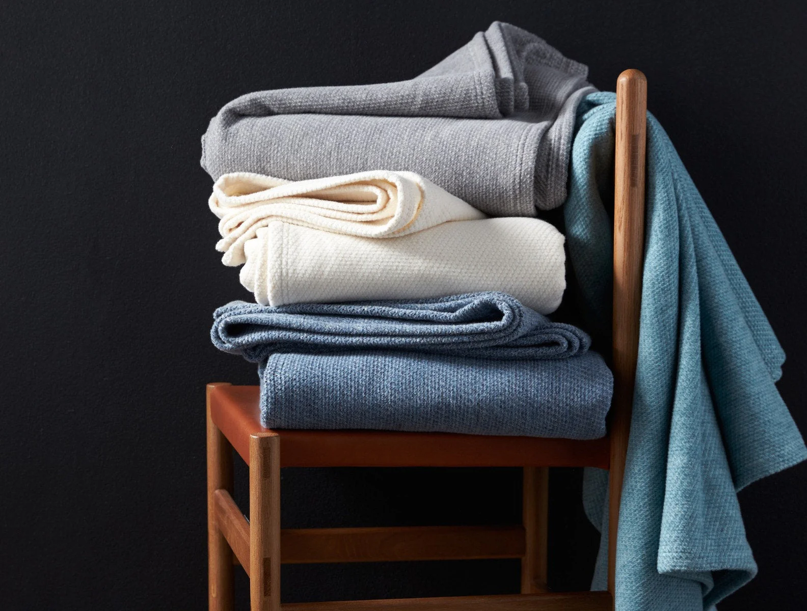 Sequoia Washable Organic Cotton and Wool Throw