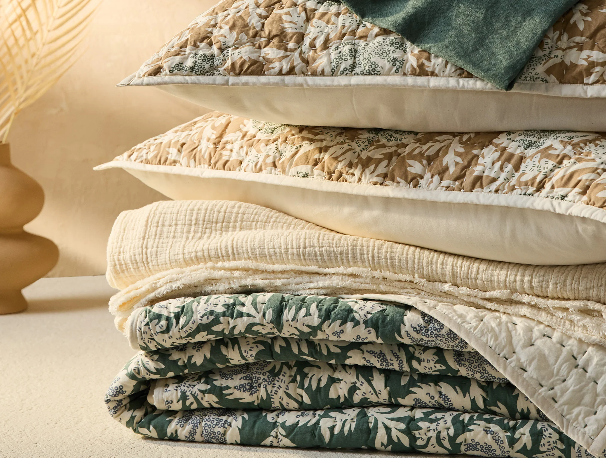 Robles Handstitched Organic Quilt