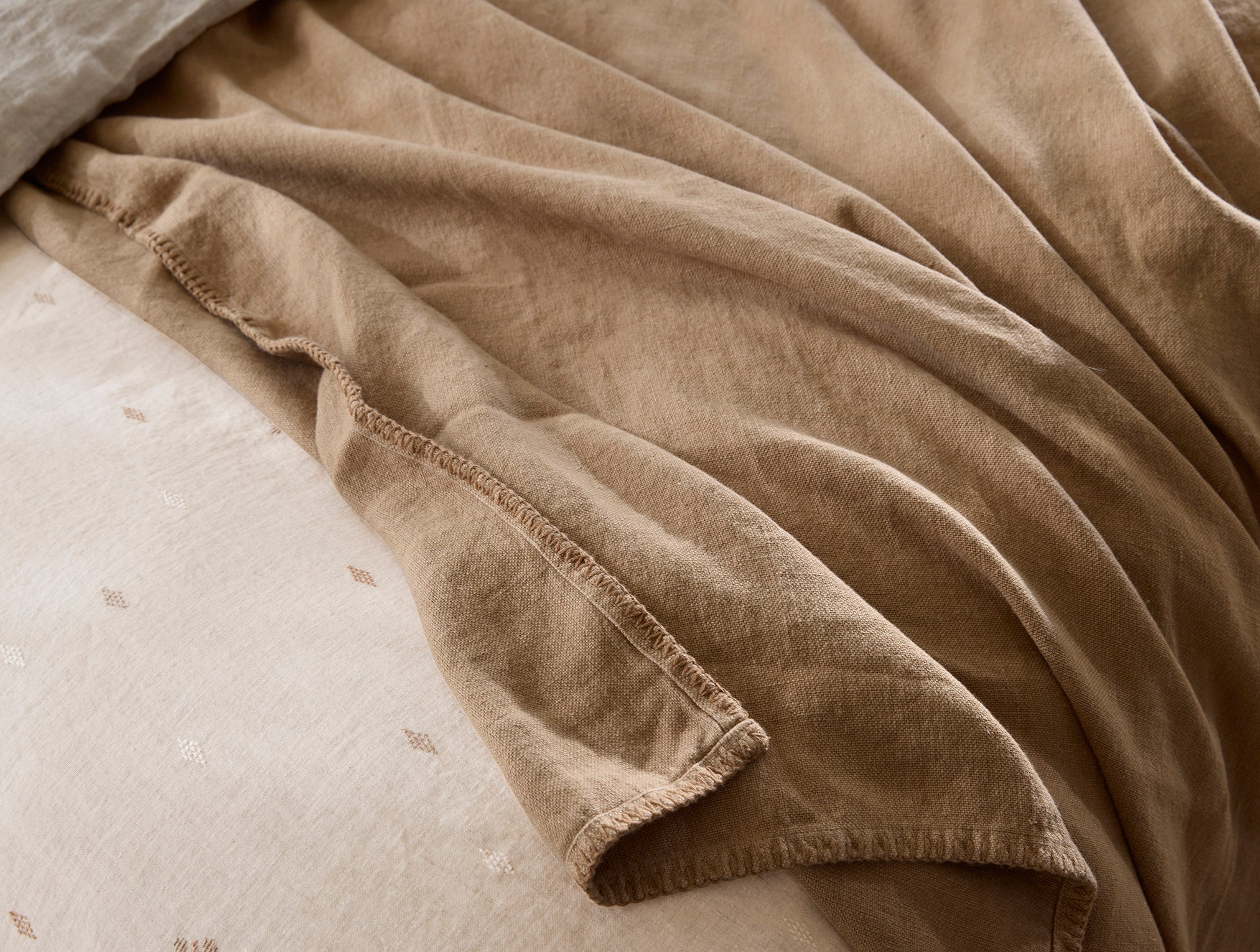 Helena Organic Linen Blanket