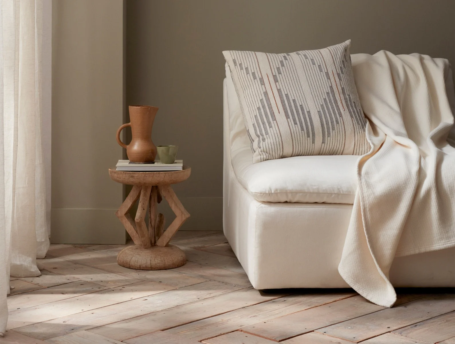 Sequoia Washable Organic Cotton and Wool Blanket