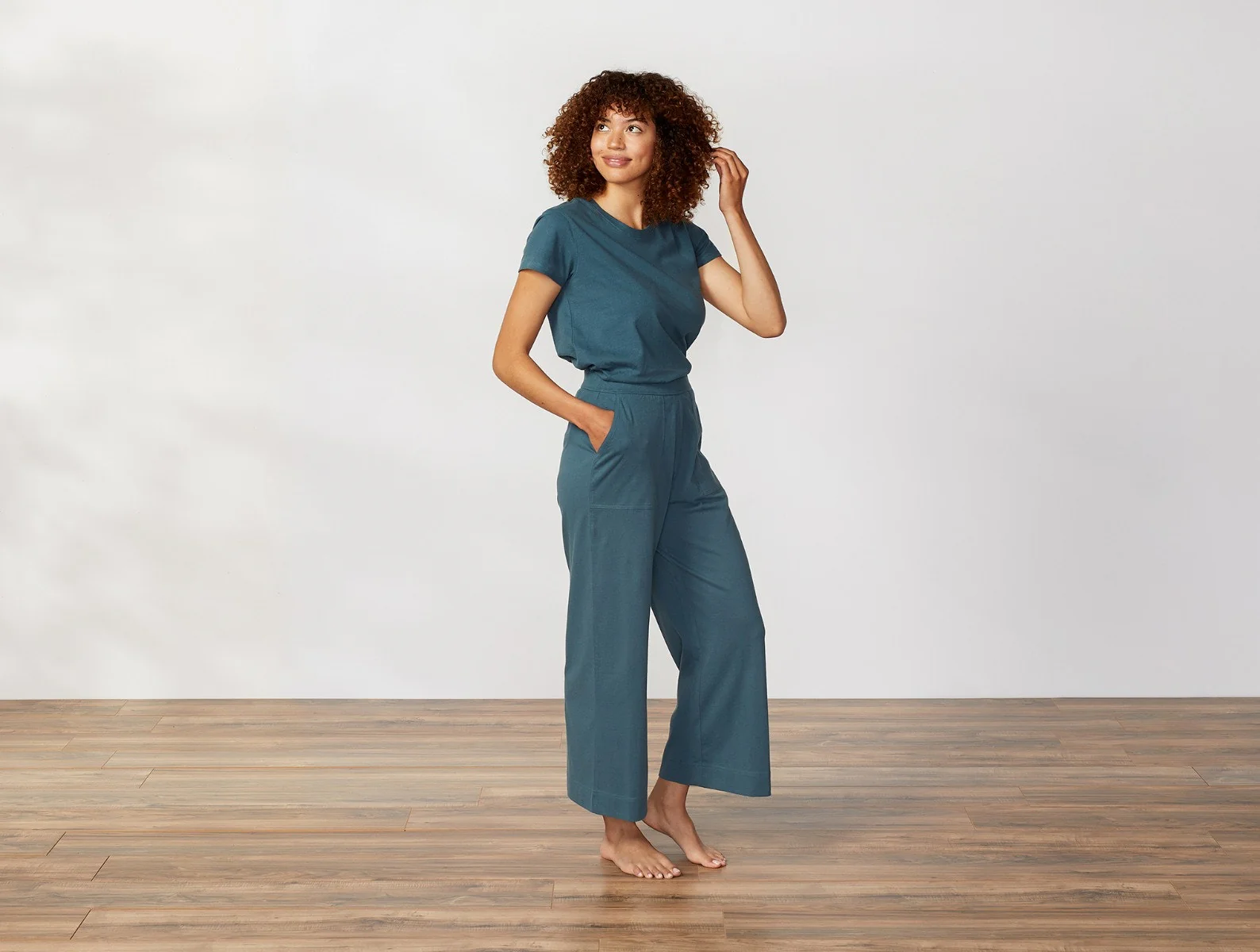 Women's Solstice Organic Wide Leg Crop Pants
