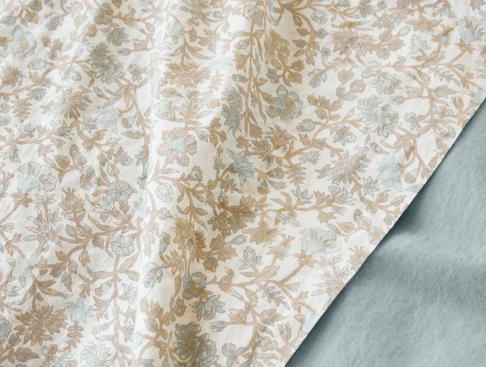 Organic Print Percale Sheet Set