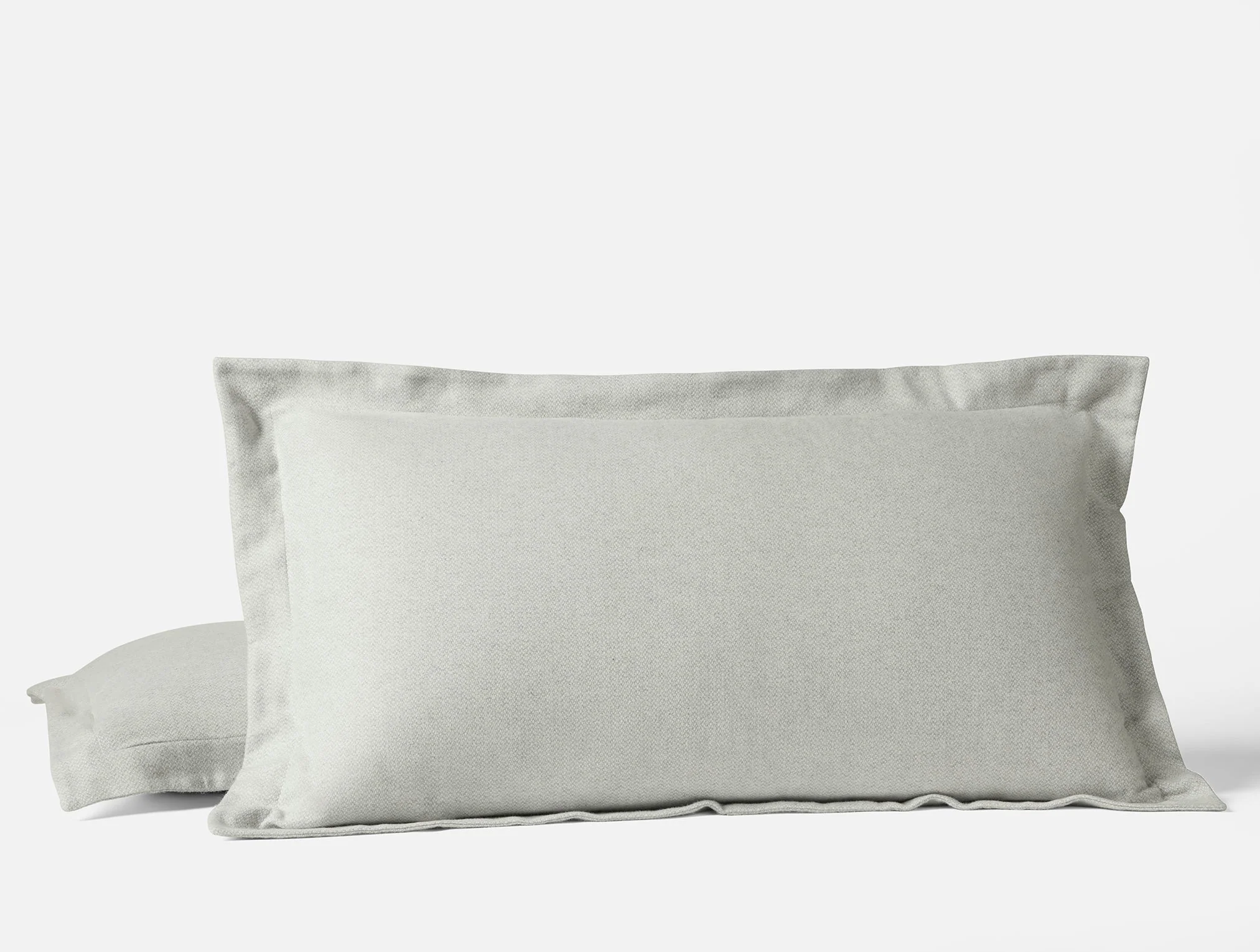 Cloud Brushed Organic Flannel Heather Texture Duvet Set