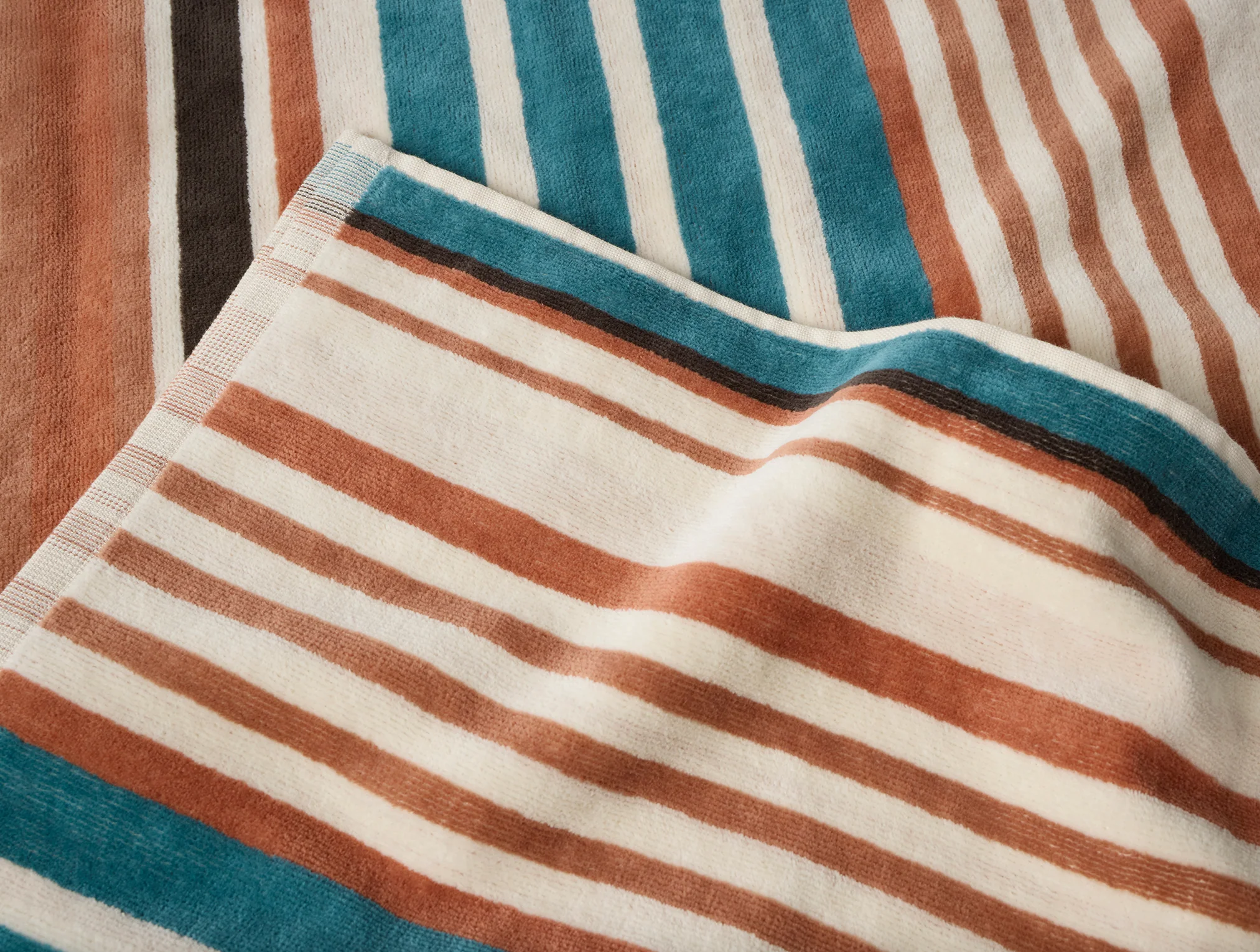 Dawn Stripe Organic Beach Towel