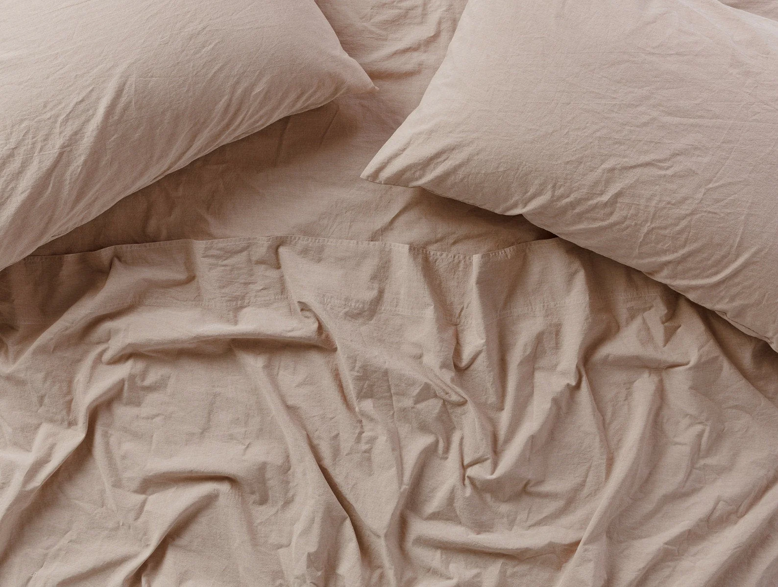 Organic Crinkled Percale™ Fitted Sheet