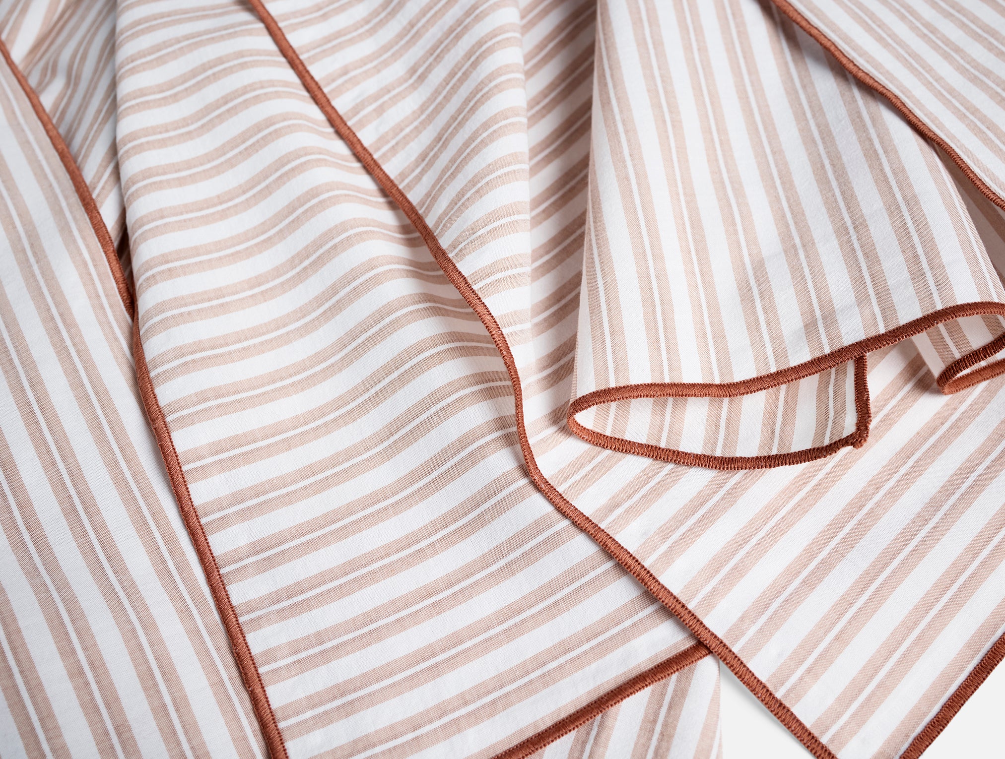 Organic Print Percale Napkins, Set of 4