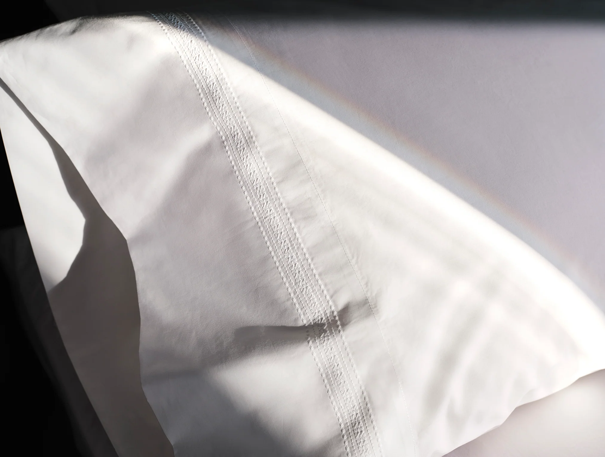 Landscape Embroidered Organic Pillowcases