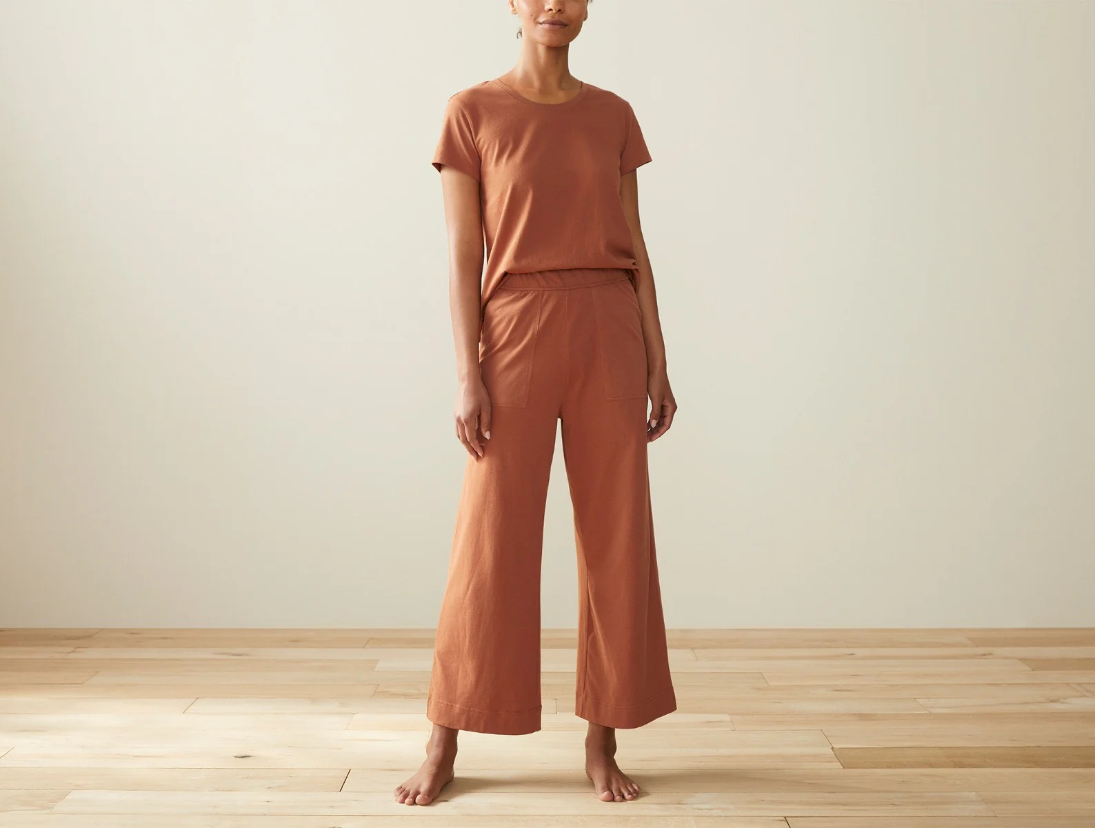 Women's Solstice Organic Wide Leg Crop Pants
