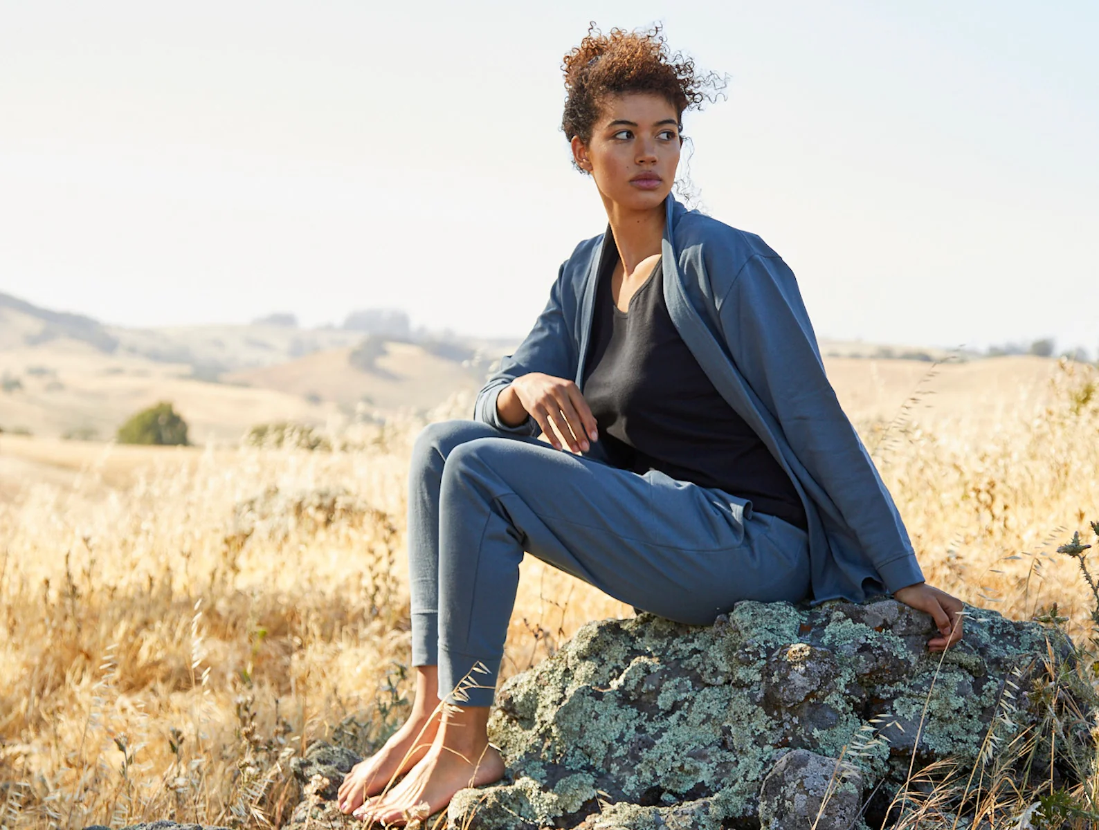 Women's Dillon Organic French Terry Cardigan