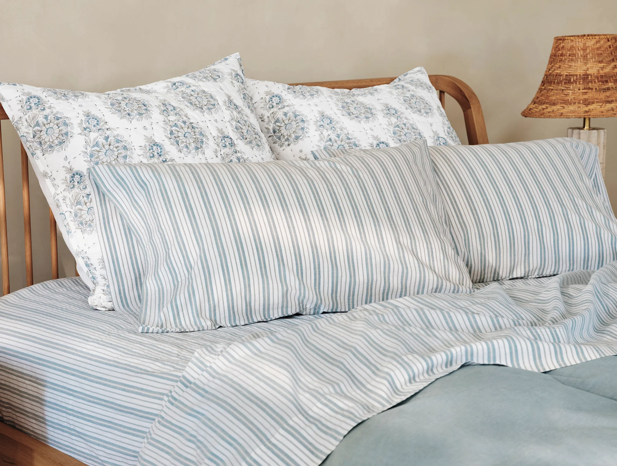 Organic Crinkled Percale™ Sheet Set