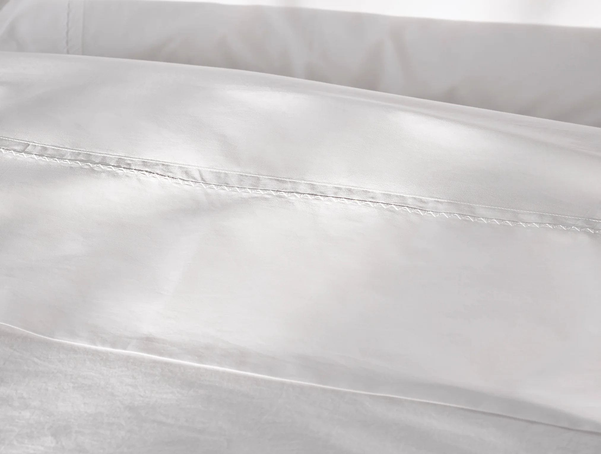 Trailing Embroidered Organic Percale Sheet Set
