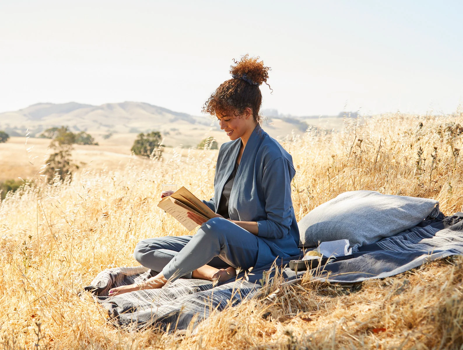 Women's Dillon Organic French Terry Cardigan