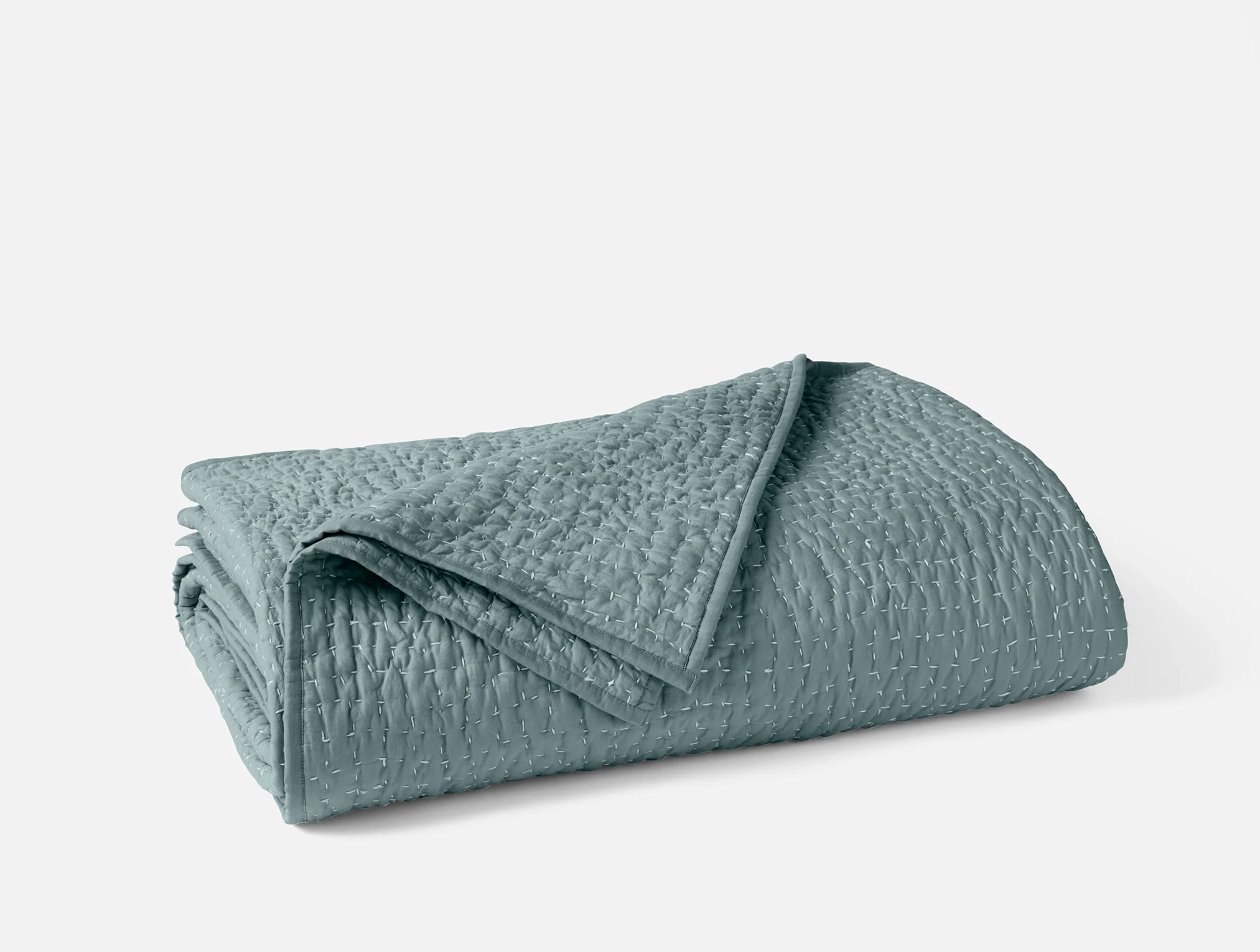 Pebbled Handstitched Organic Quilt