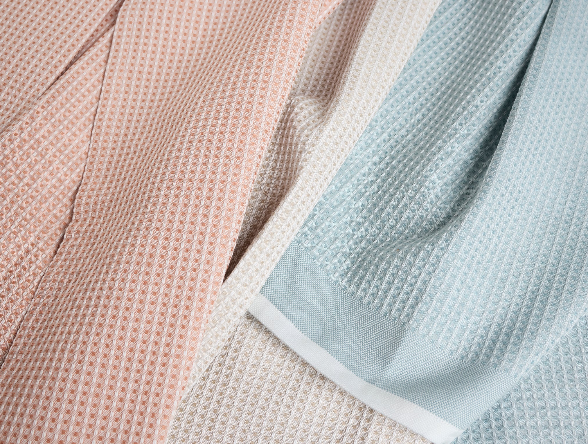 Organic Waffle Kitchen Towels, Set of 6