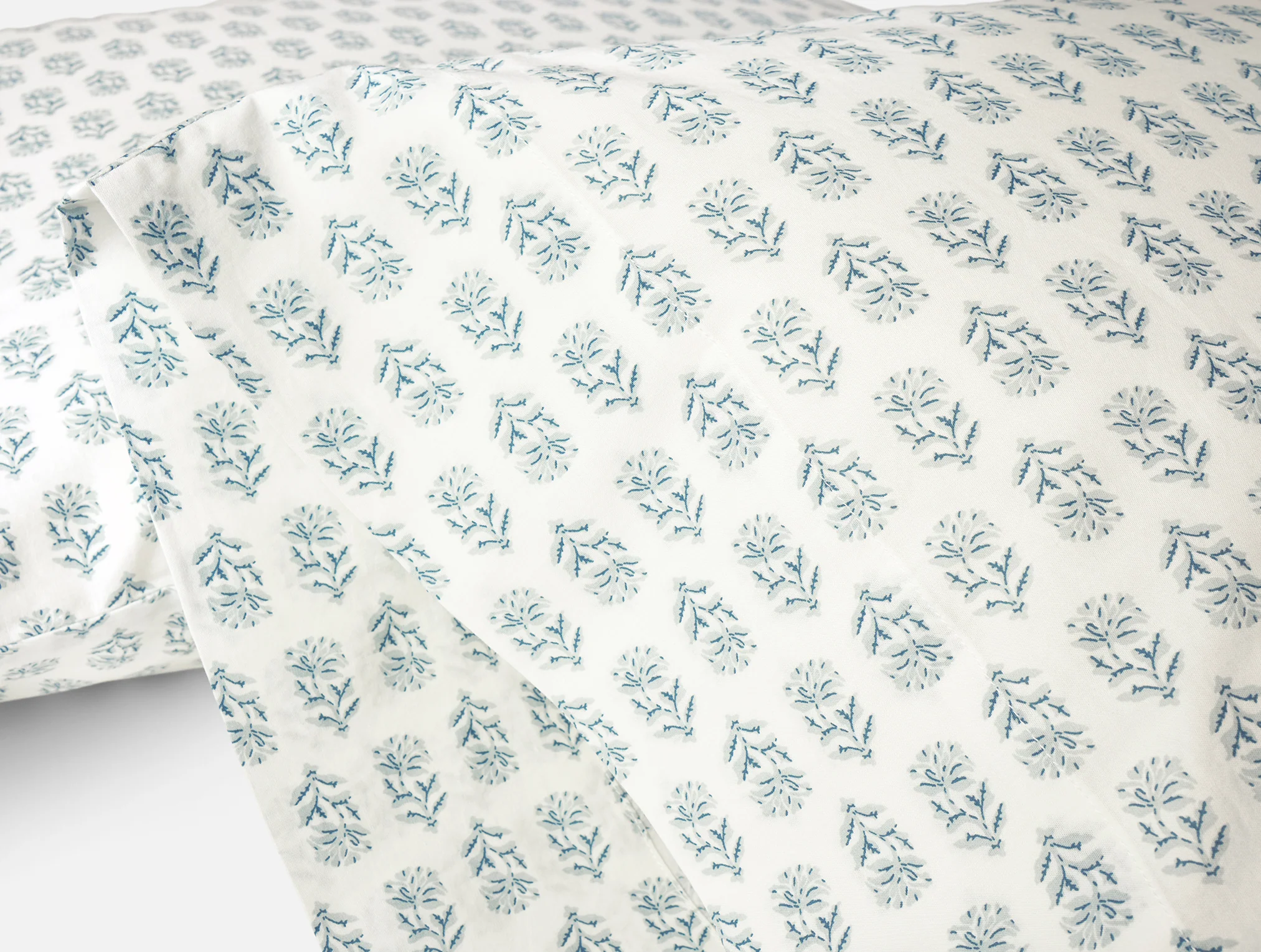 Organic Print Percale Pillowcases