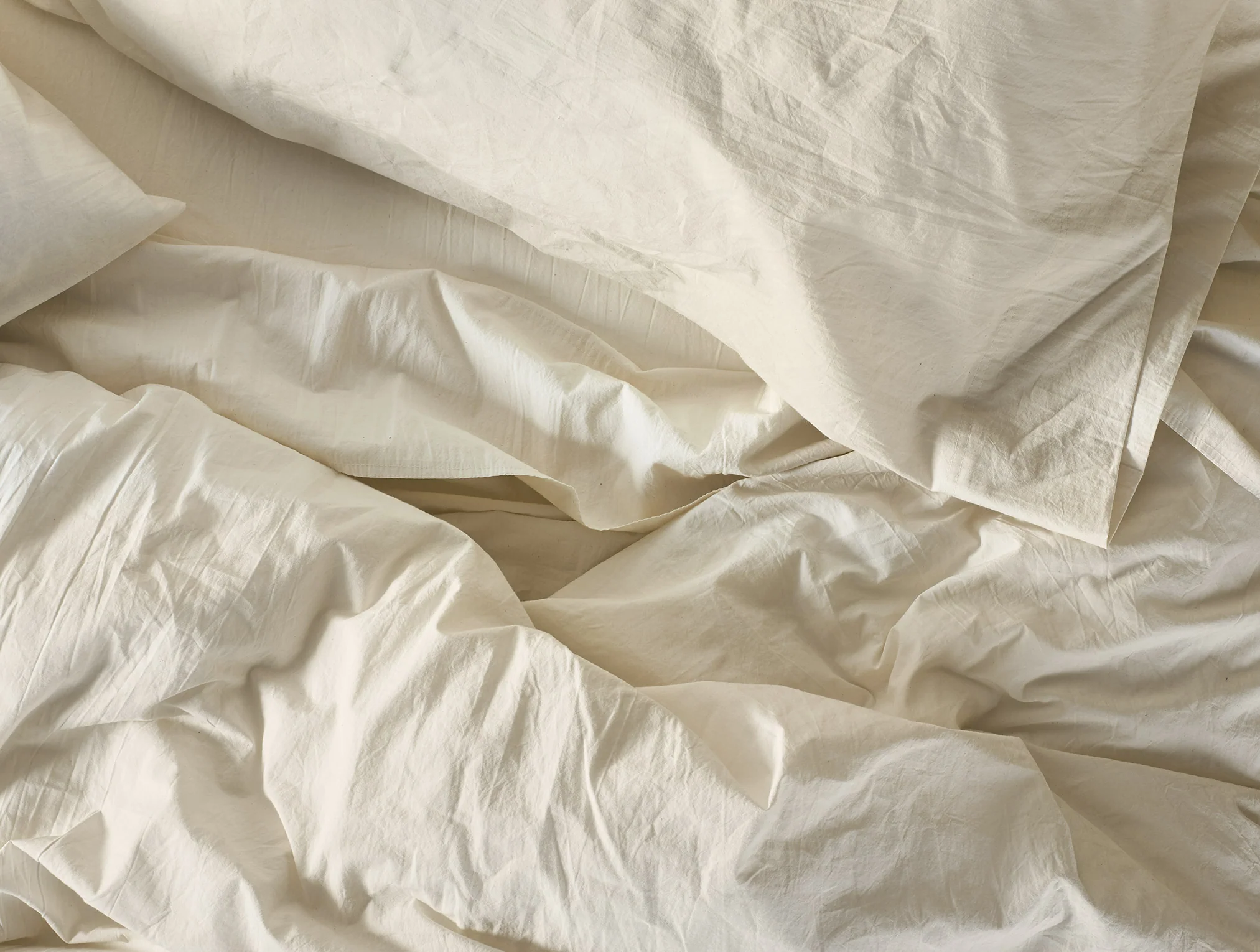 Organic Crinkled Percale™ Fitted Sheet