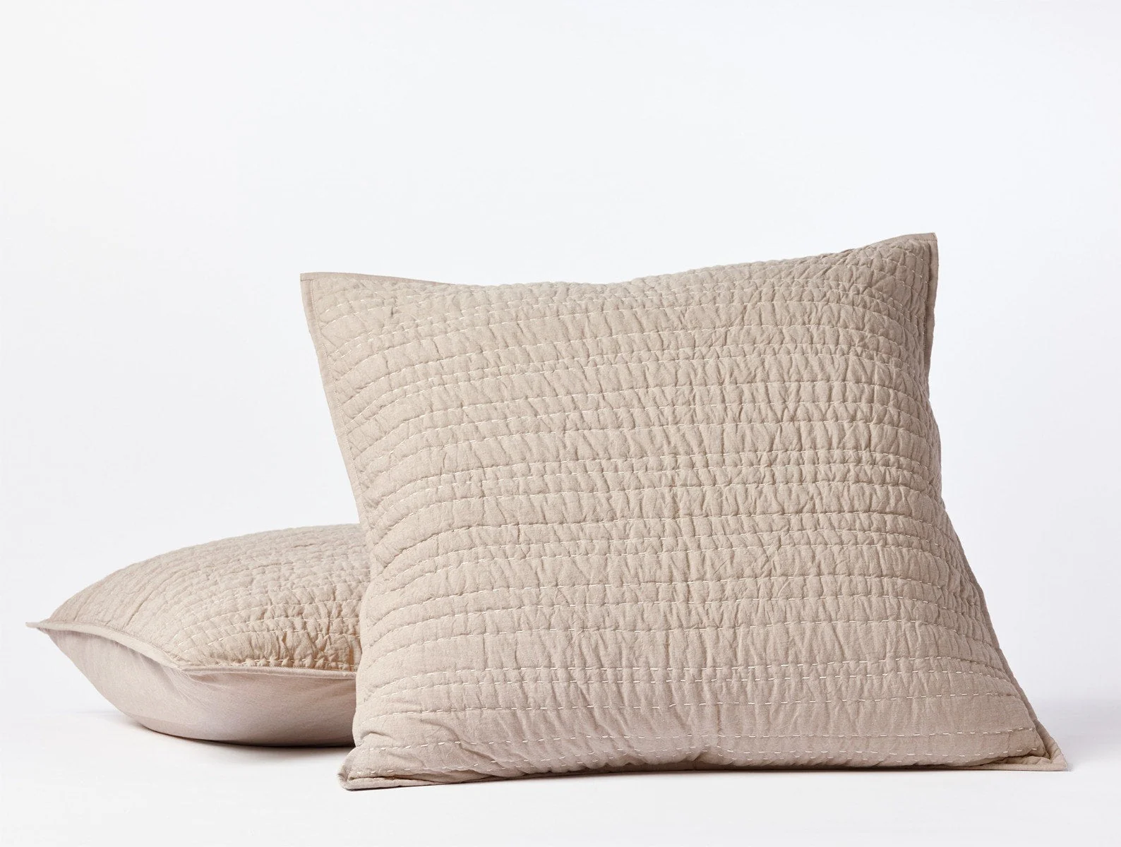 Channel Handstitched Organic Sham