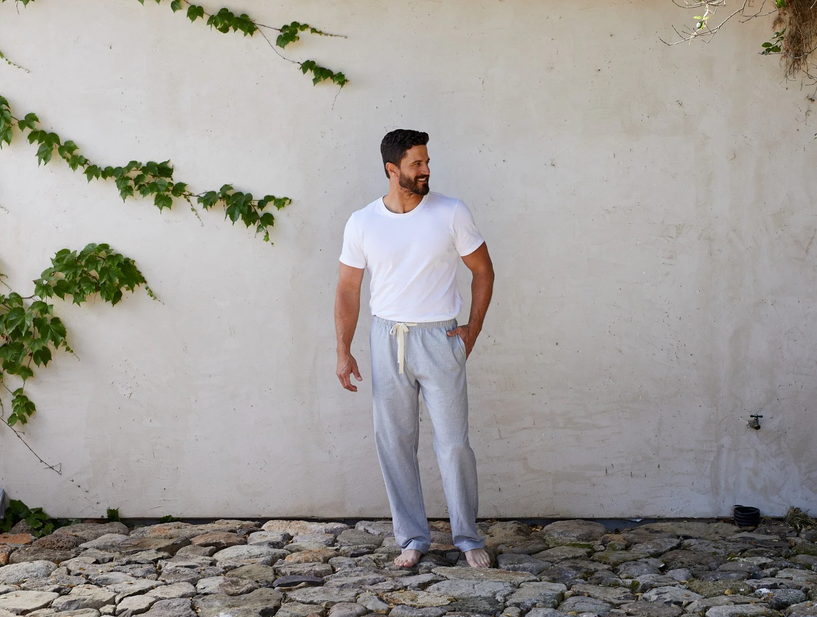 Men's Organic Crinkled Pajama Pants