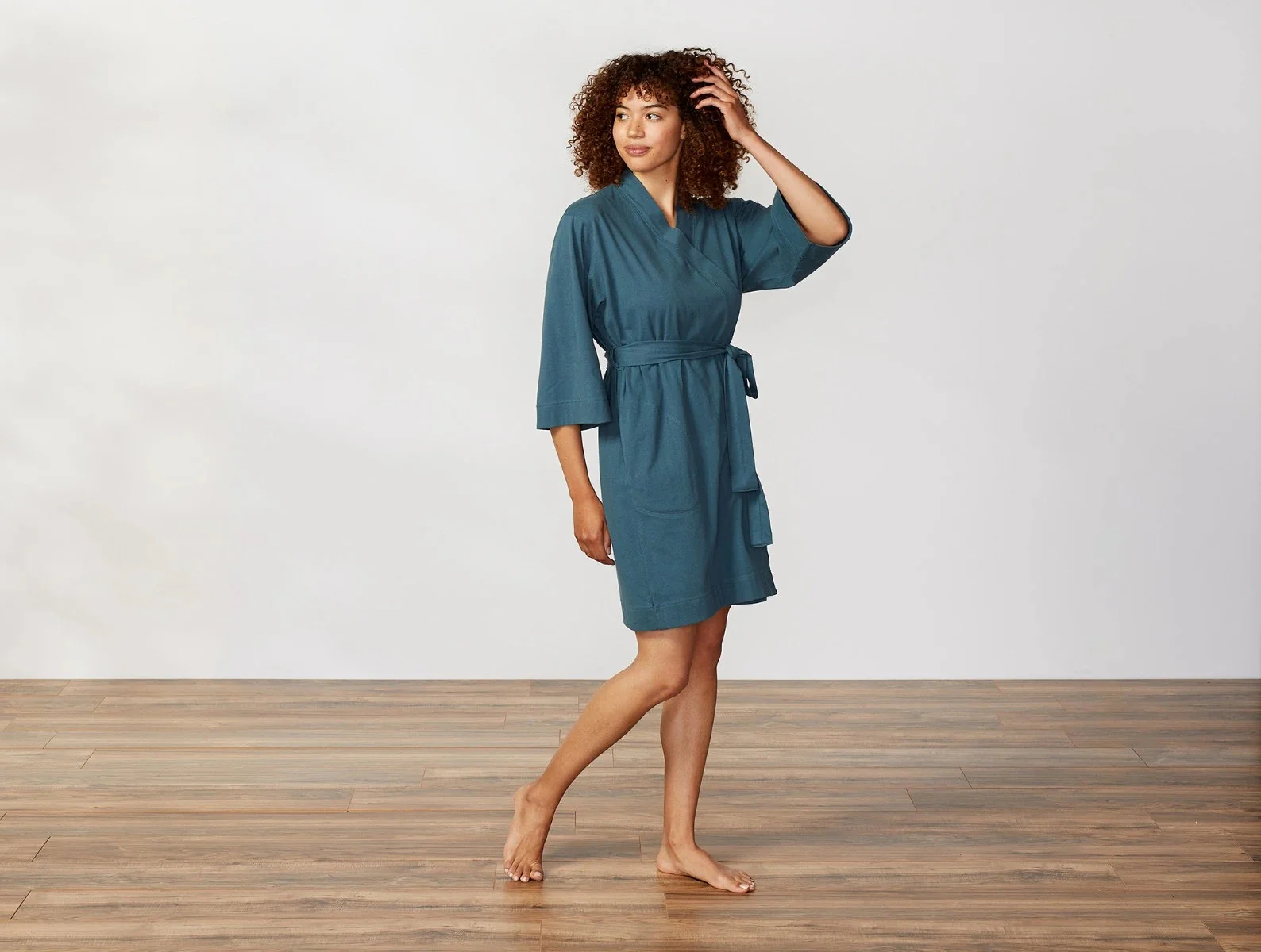 Women's Solstice Organic Short Robe