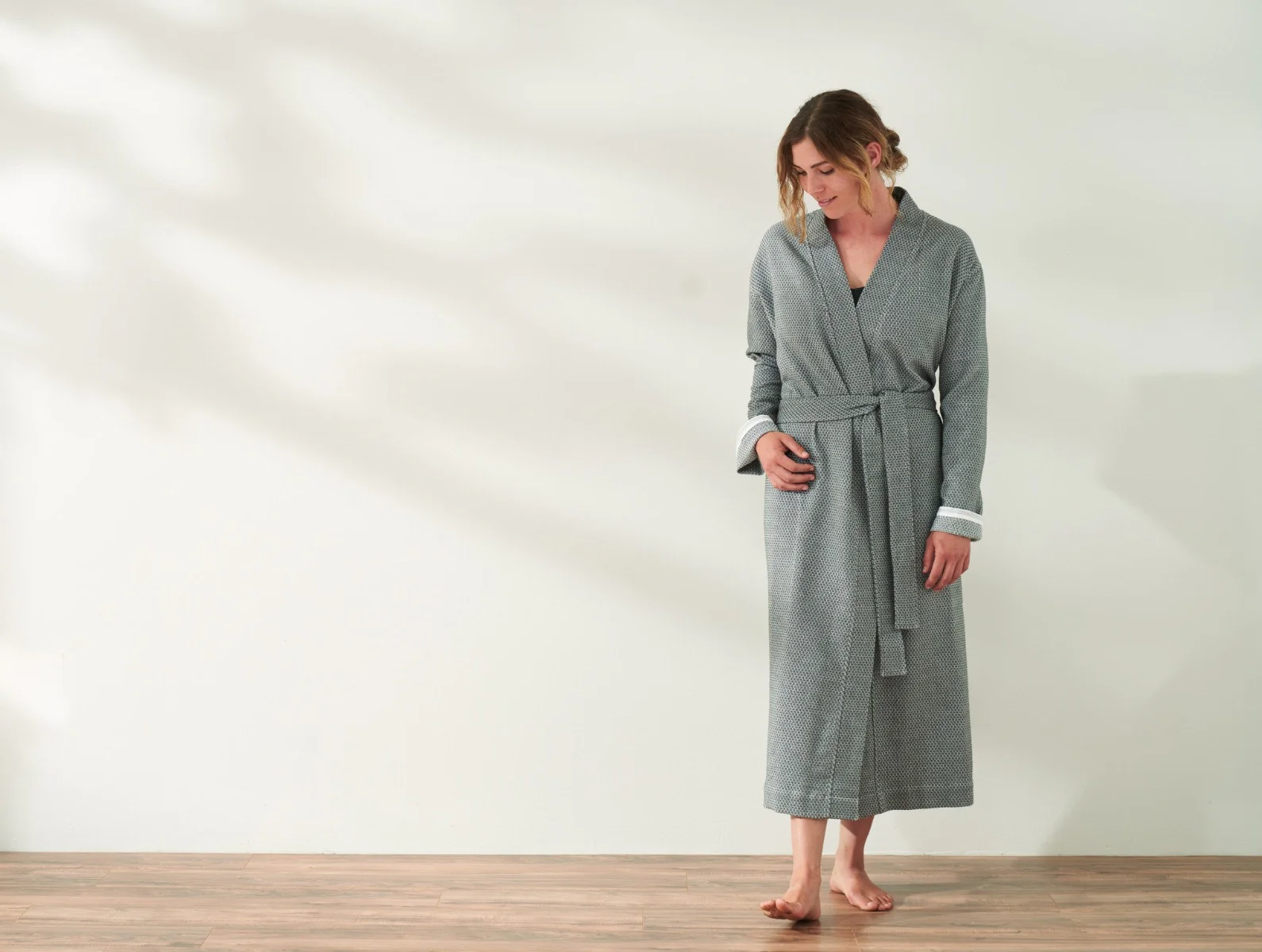 Unisex Mediterranean Organic Modern Robe