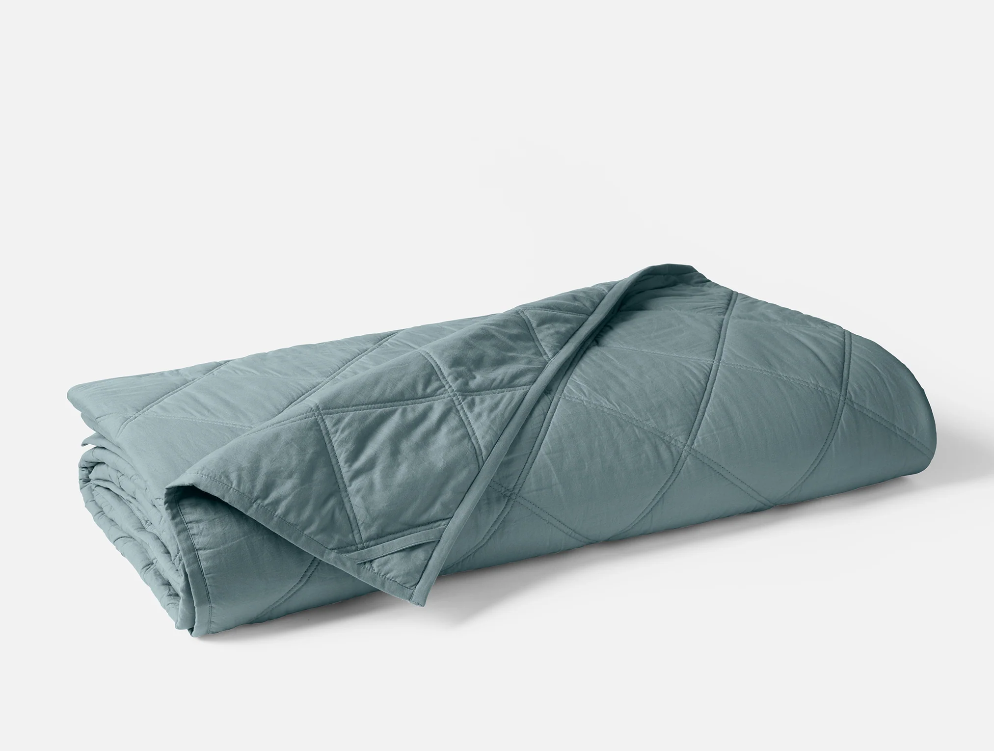 Diamond-Stitched Organic Cotton Comforter