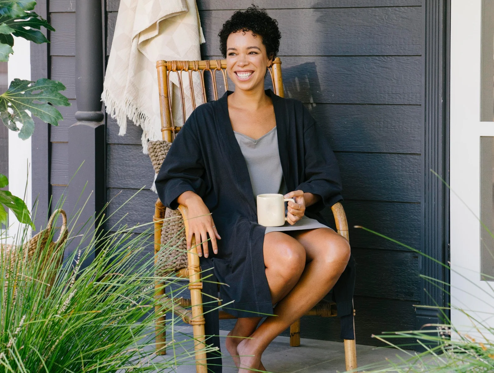 Women's Solstice Organic Short Robe